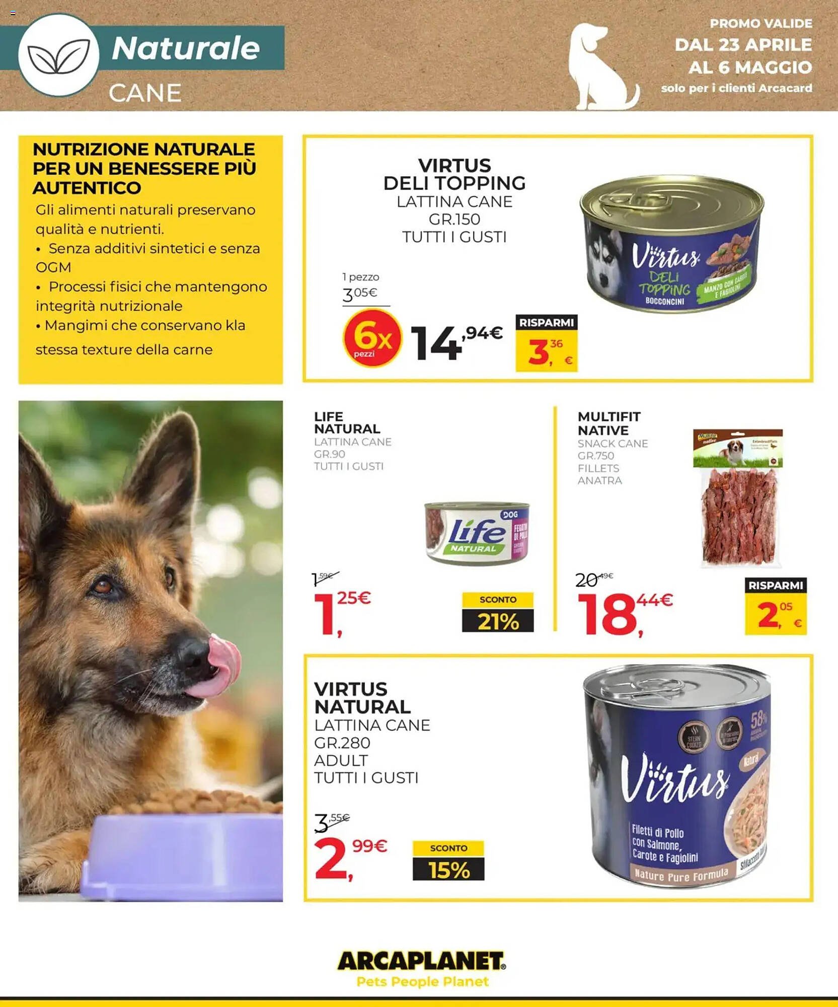 Volantino Arcaplanet (2026-04-23 - 2026-05-06)