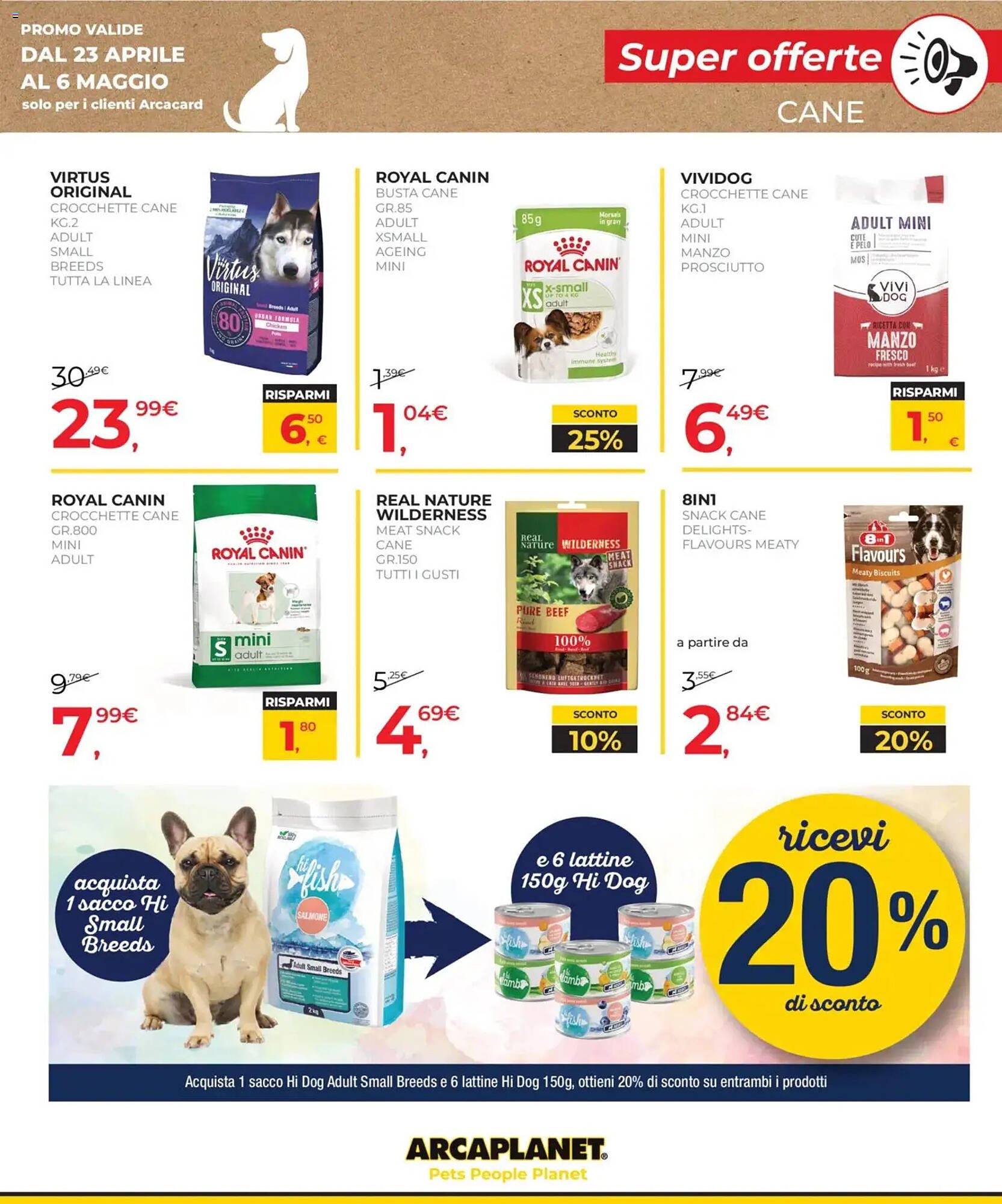 Volantino Arcaplanet (2026-04-23 - 2026-05-06)