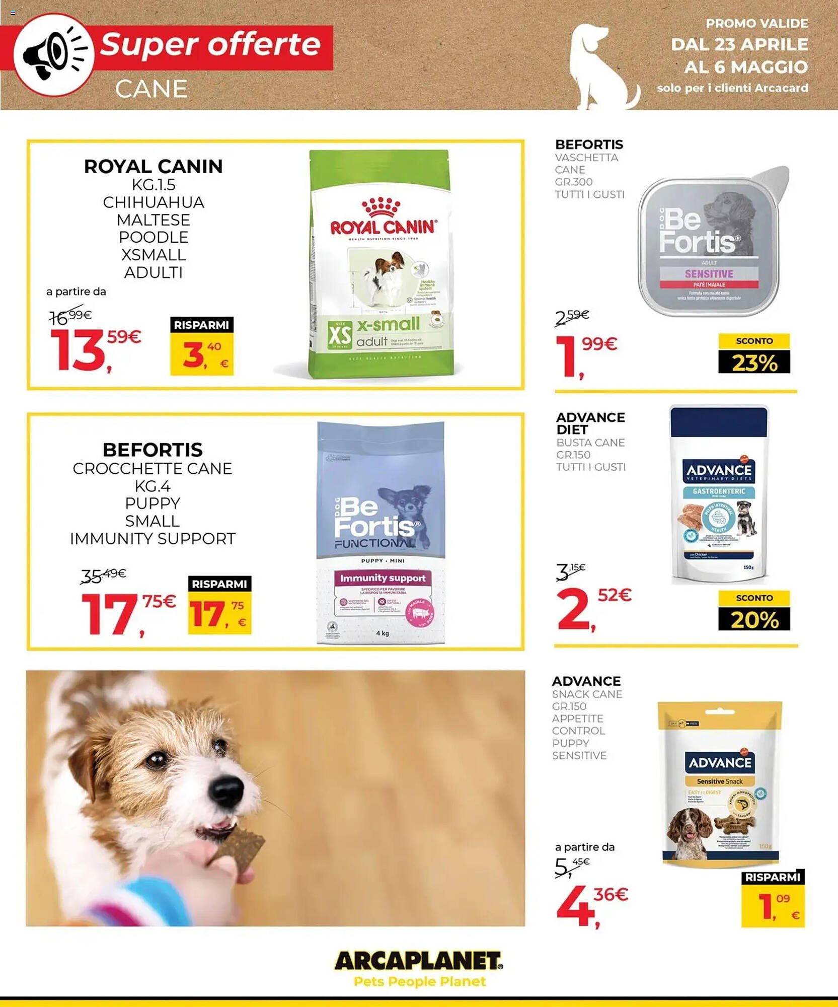 Volantino Arcaplanet (2026-04-23 - 2026-05-06)