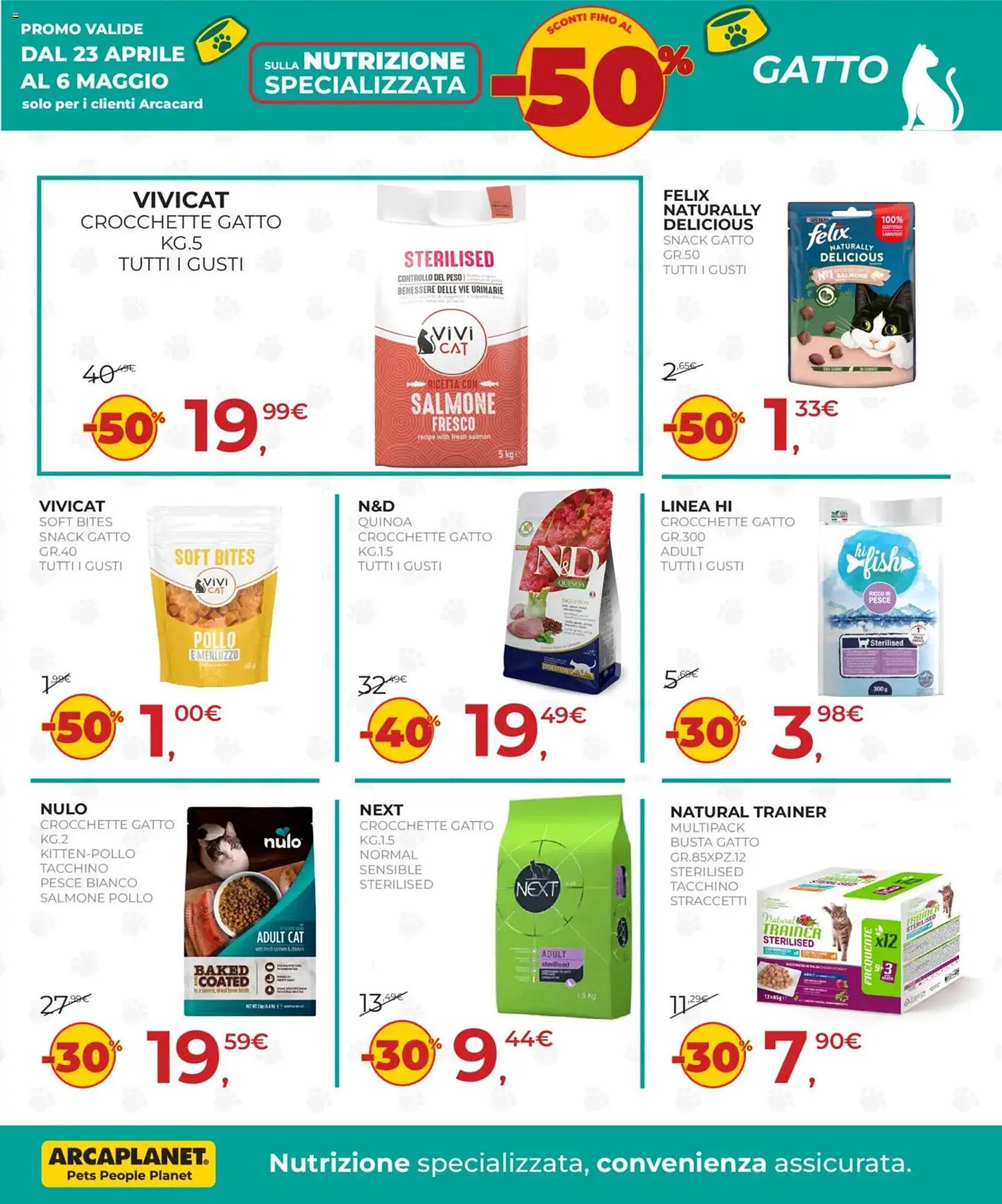 Volantino Arcaplanet (2026-04-23 - 2026-05-06)