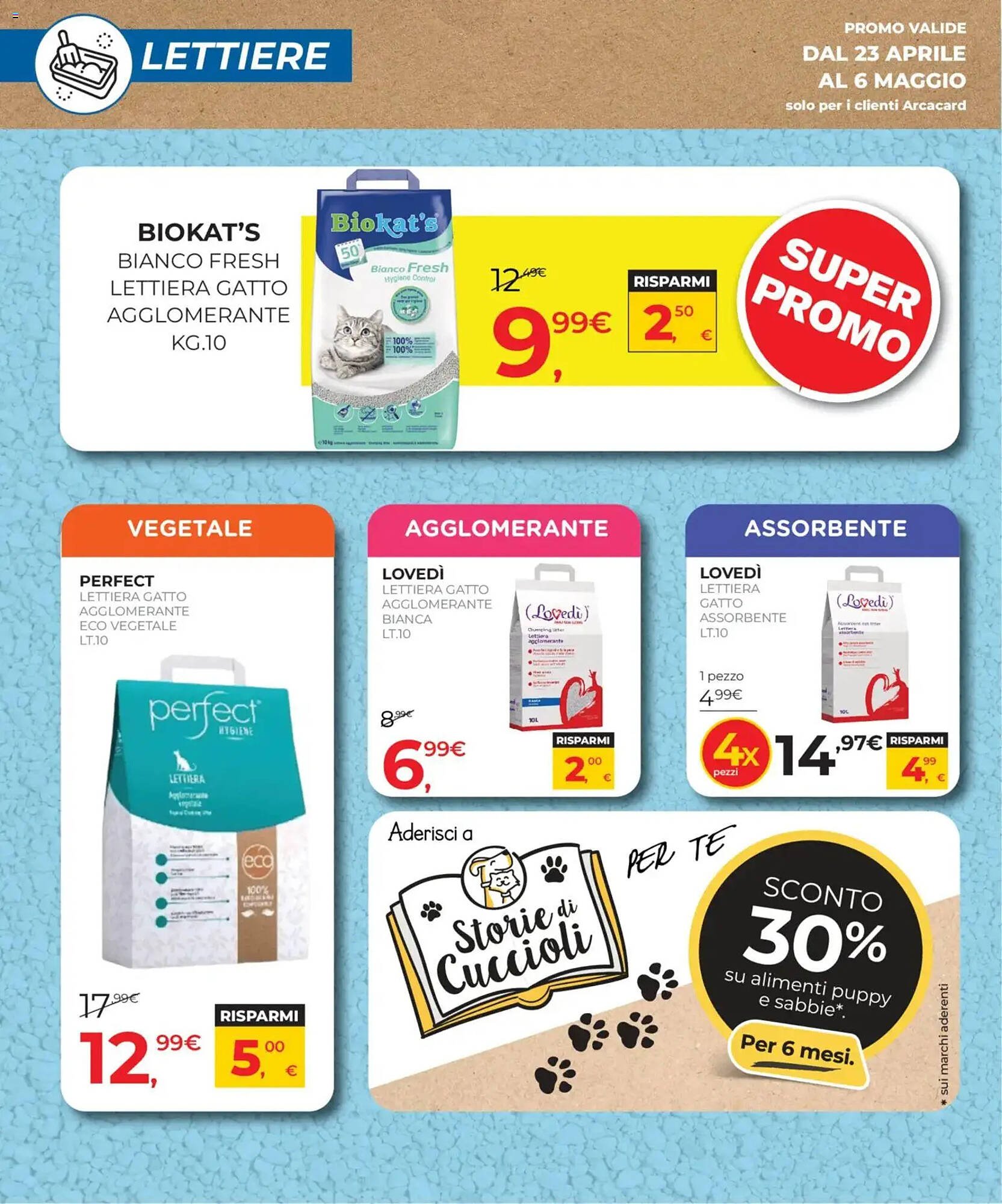 Volantino Arcaplanet (2026-04-23 - 2026-05-06)