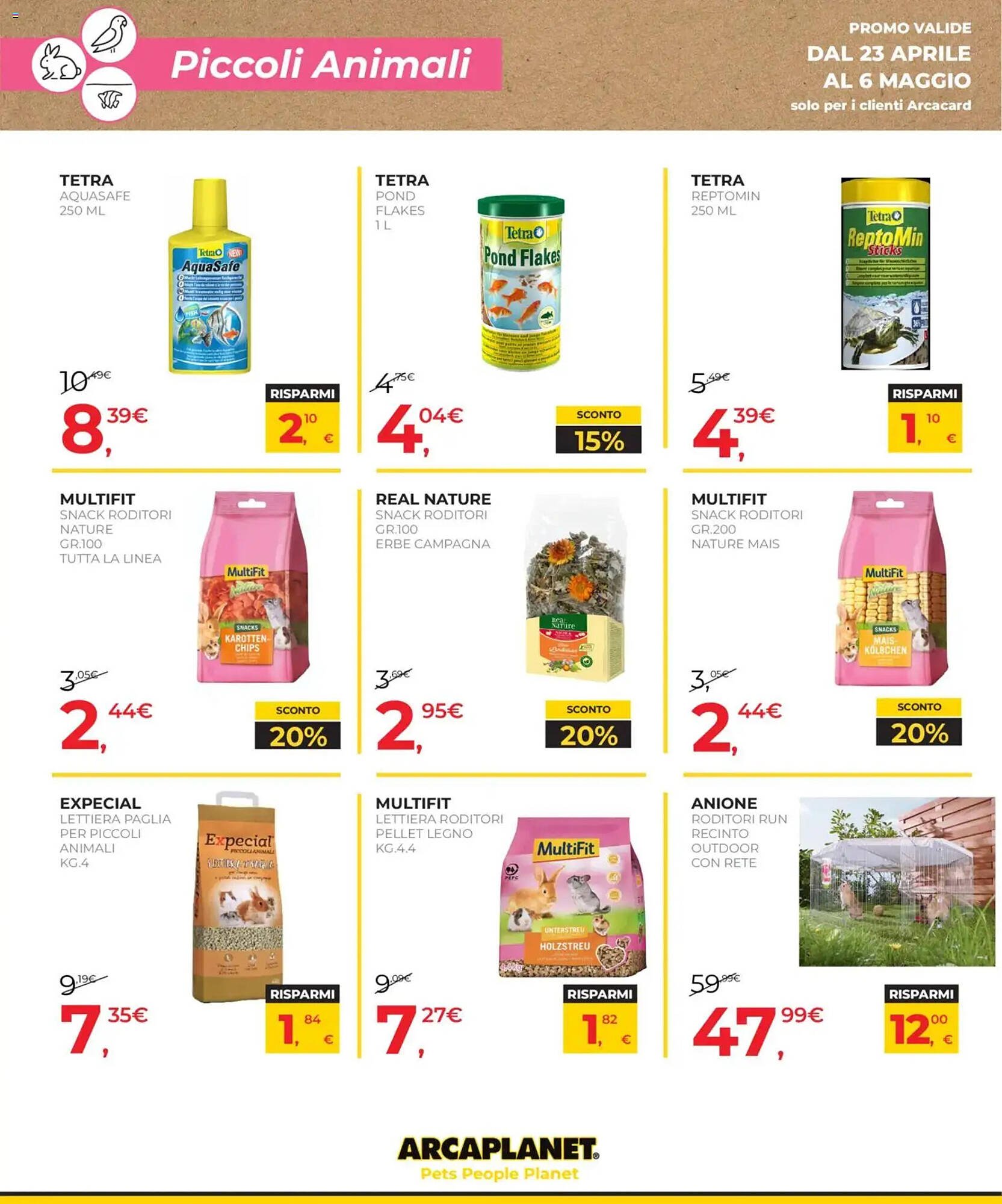 Volantino Arcaplanet (2026-04-23 - 2026-05-06)