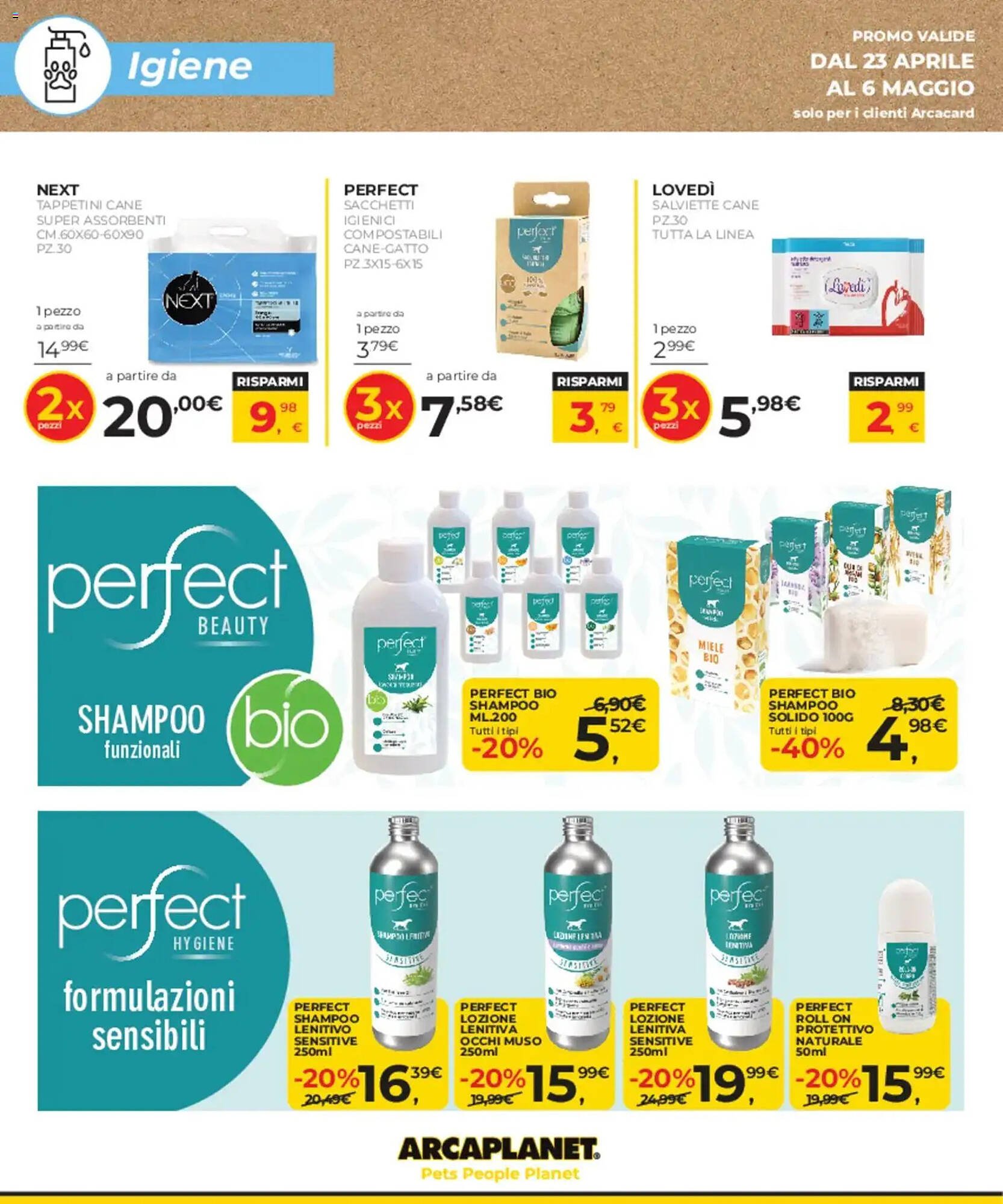 Volantino Arcaplanet (2026-04-23 - 2026-05-06)