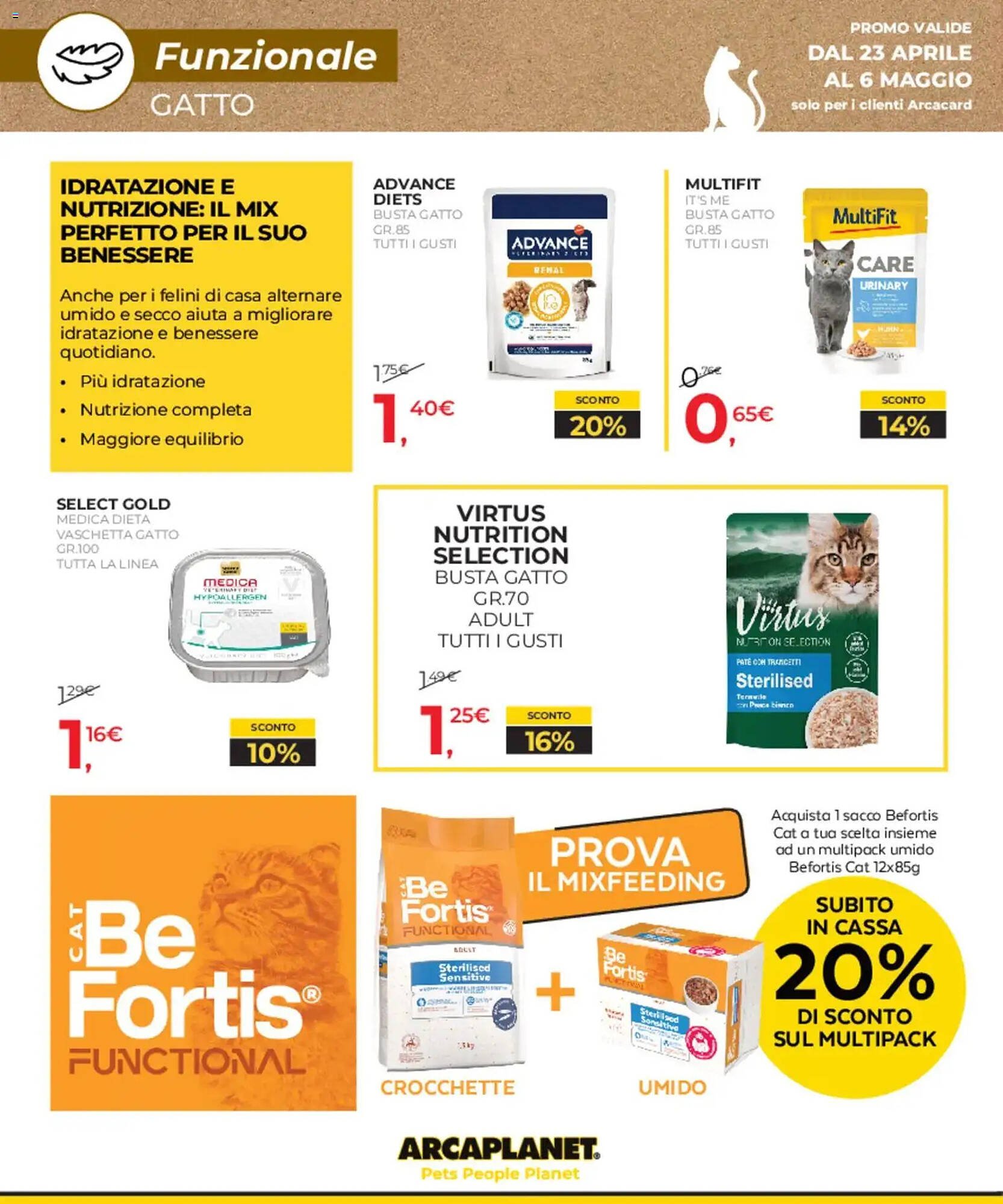 Volantino Arcaplanet (2026-04-23 - 2026-05-06)