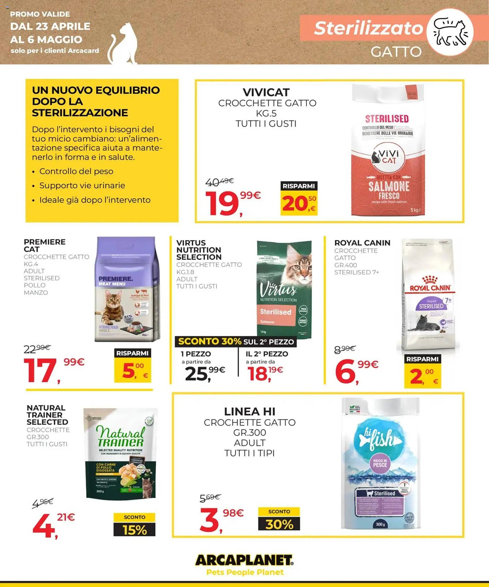 Volantino Arcaplanet (2026-04-23 - 2026-05-06)