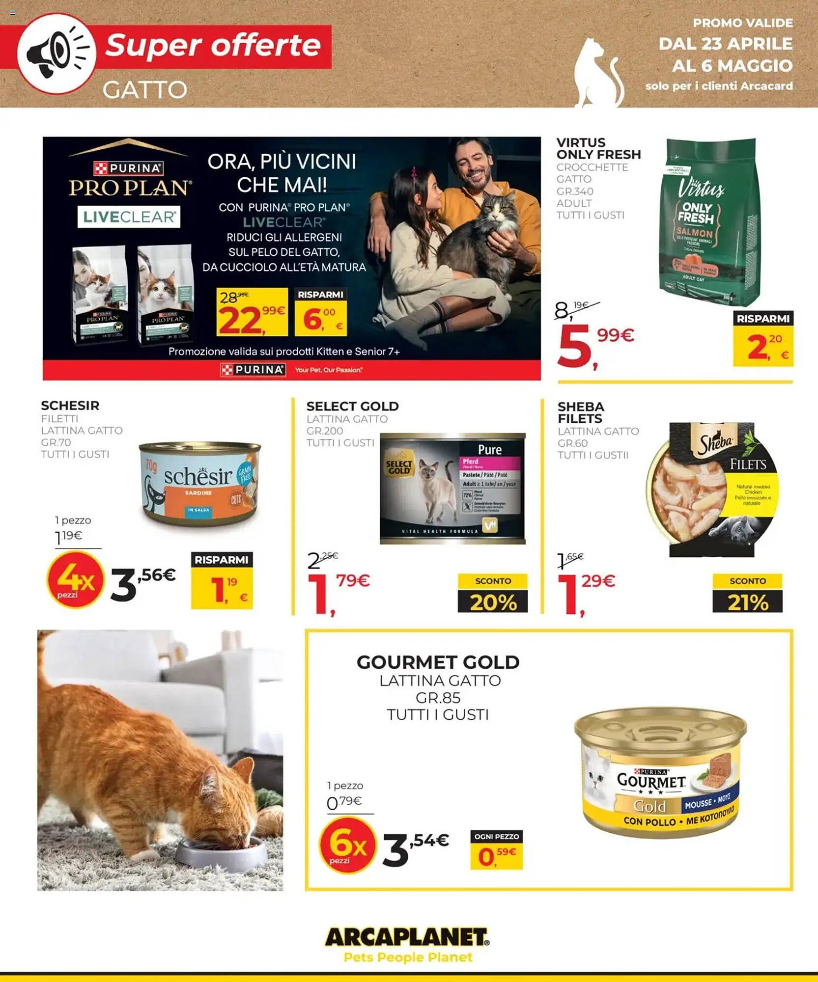 Volantino Arcaplanet (2026-04-23 - 2026-05-06)