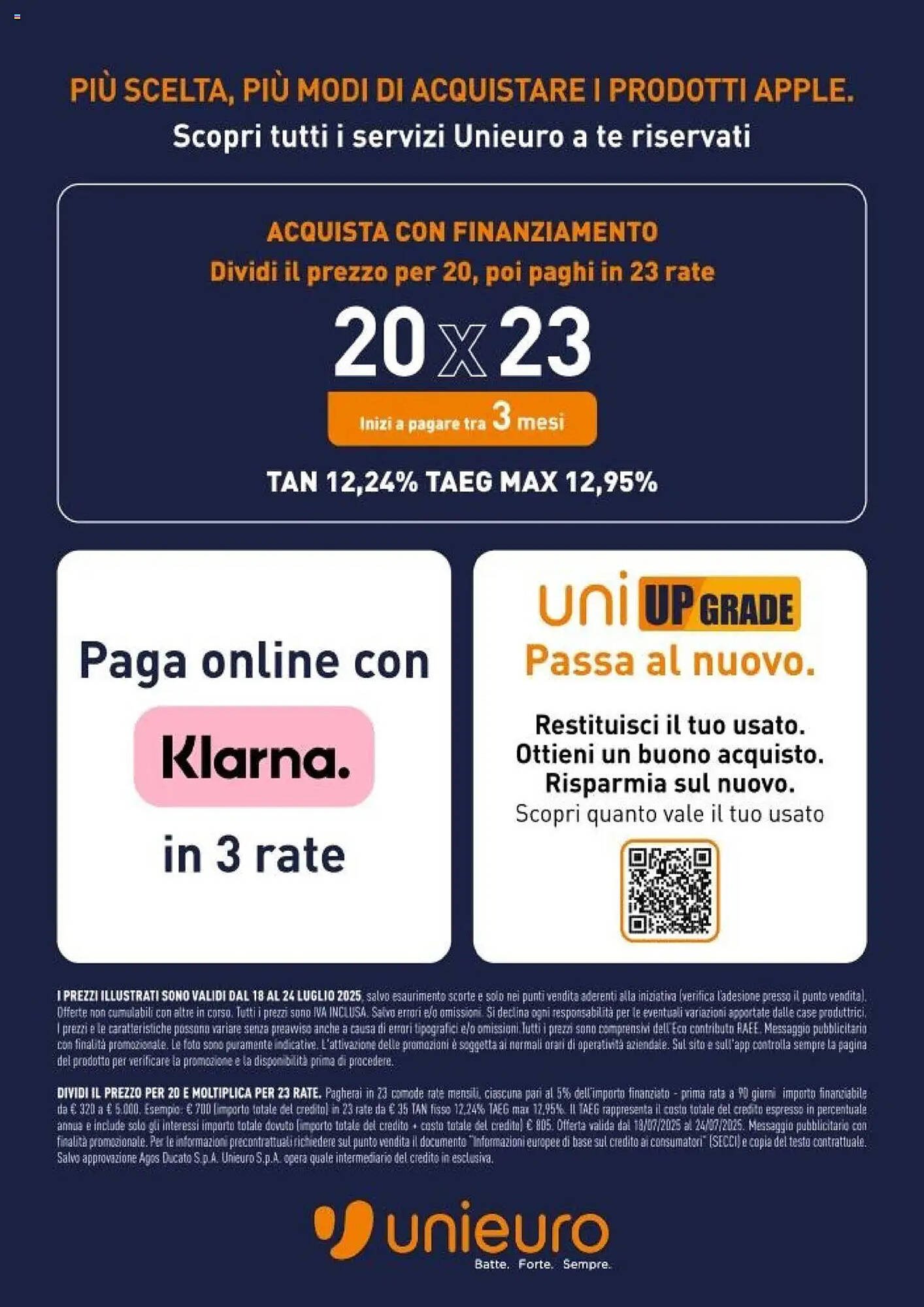 Volantino Unieuro (2025-07-19 - 2025-07-24)