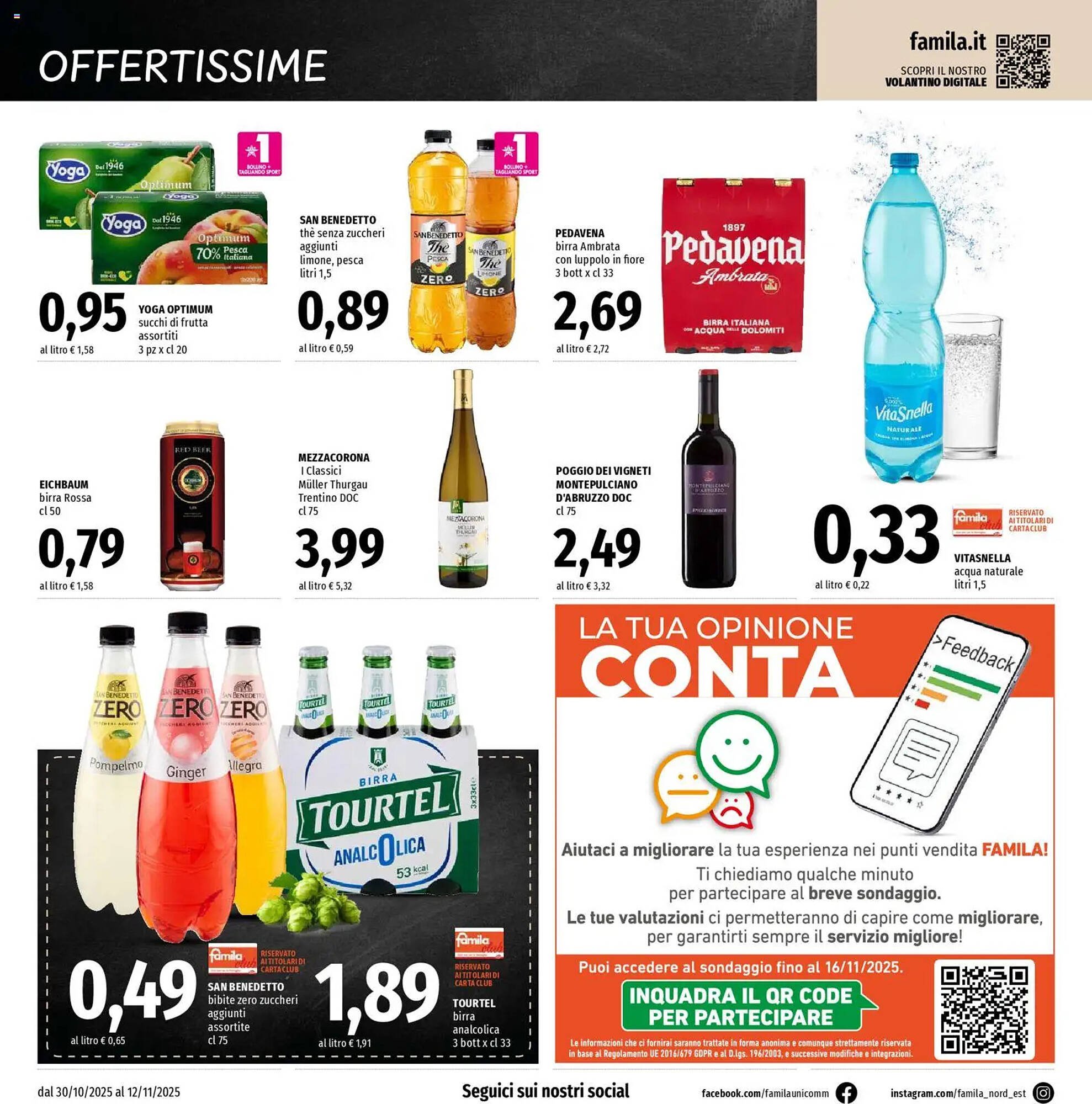 Volantino Famila (2025-10-30 - 2025-11-12)