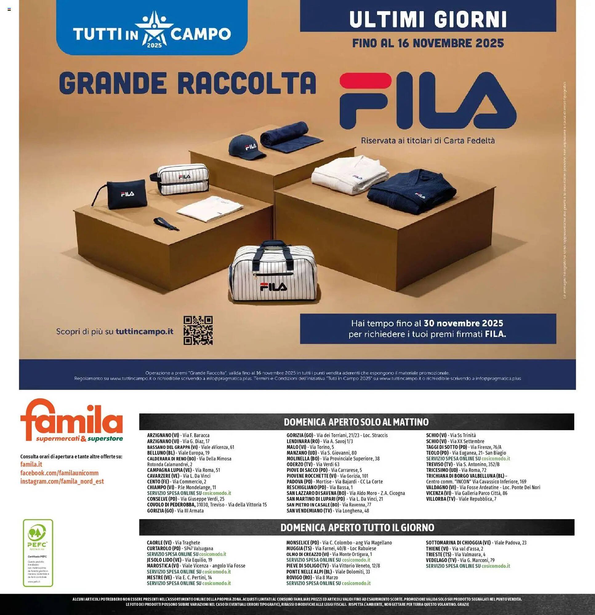 Volantino Famila (2025-10-30 - 2025-11-12)