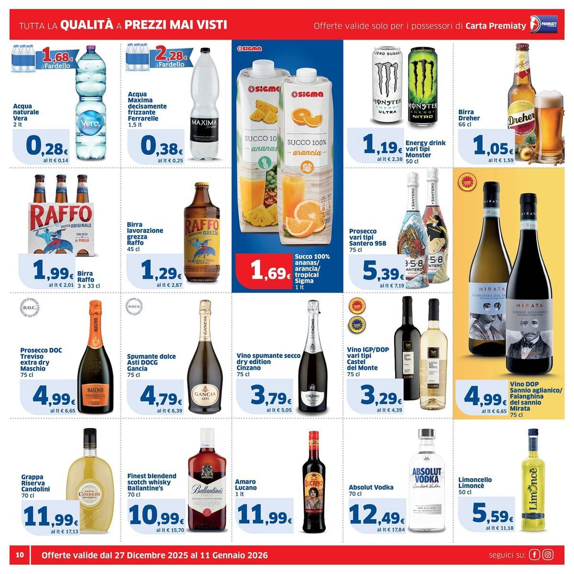 Volantino Sigma (2025-12-27 - 2026-01-11)