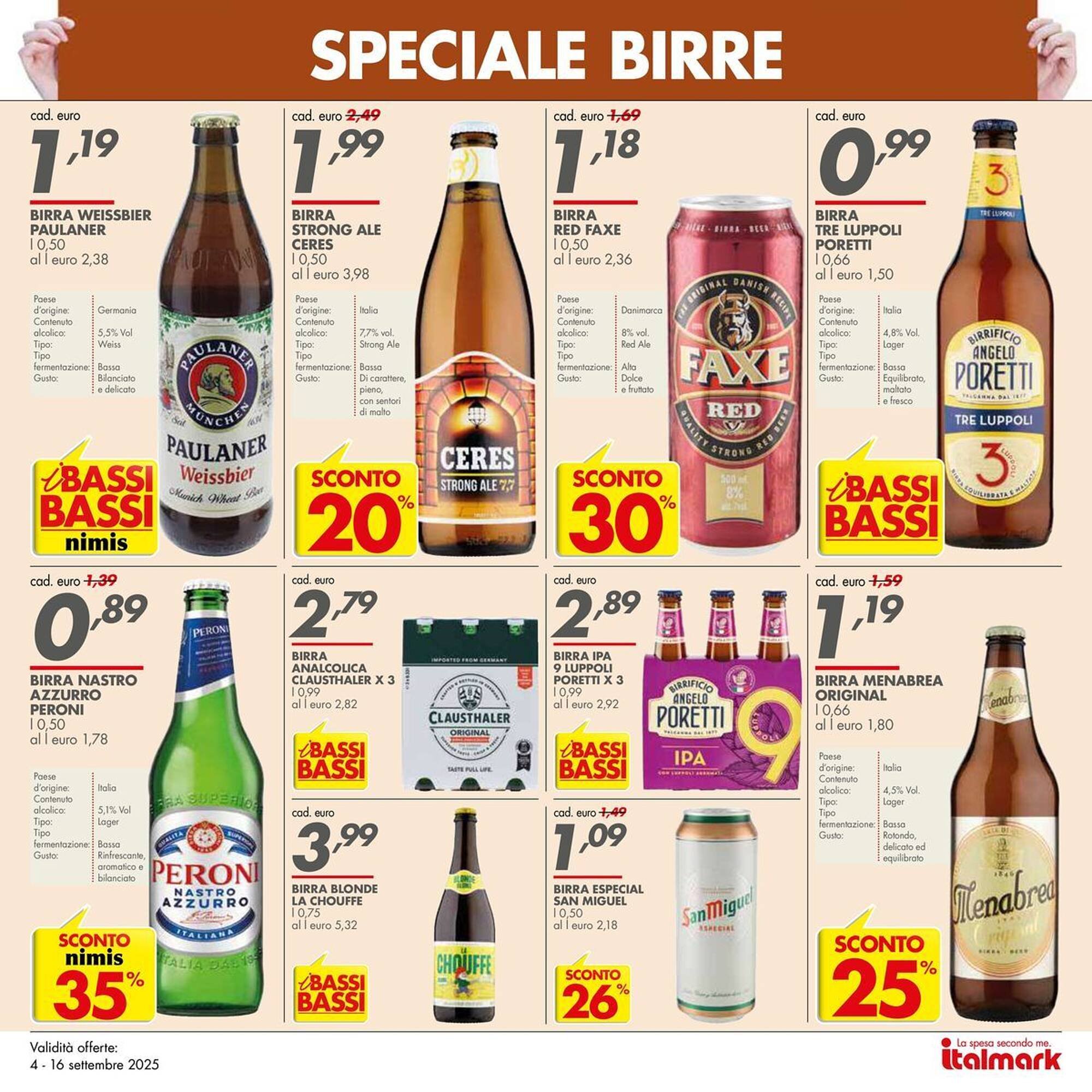 Volantino Italmark (2025-09-04 - 2025-09-16)
