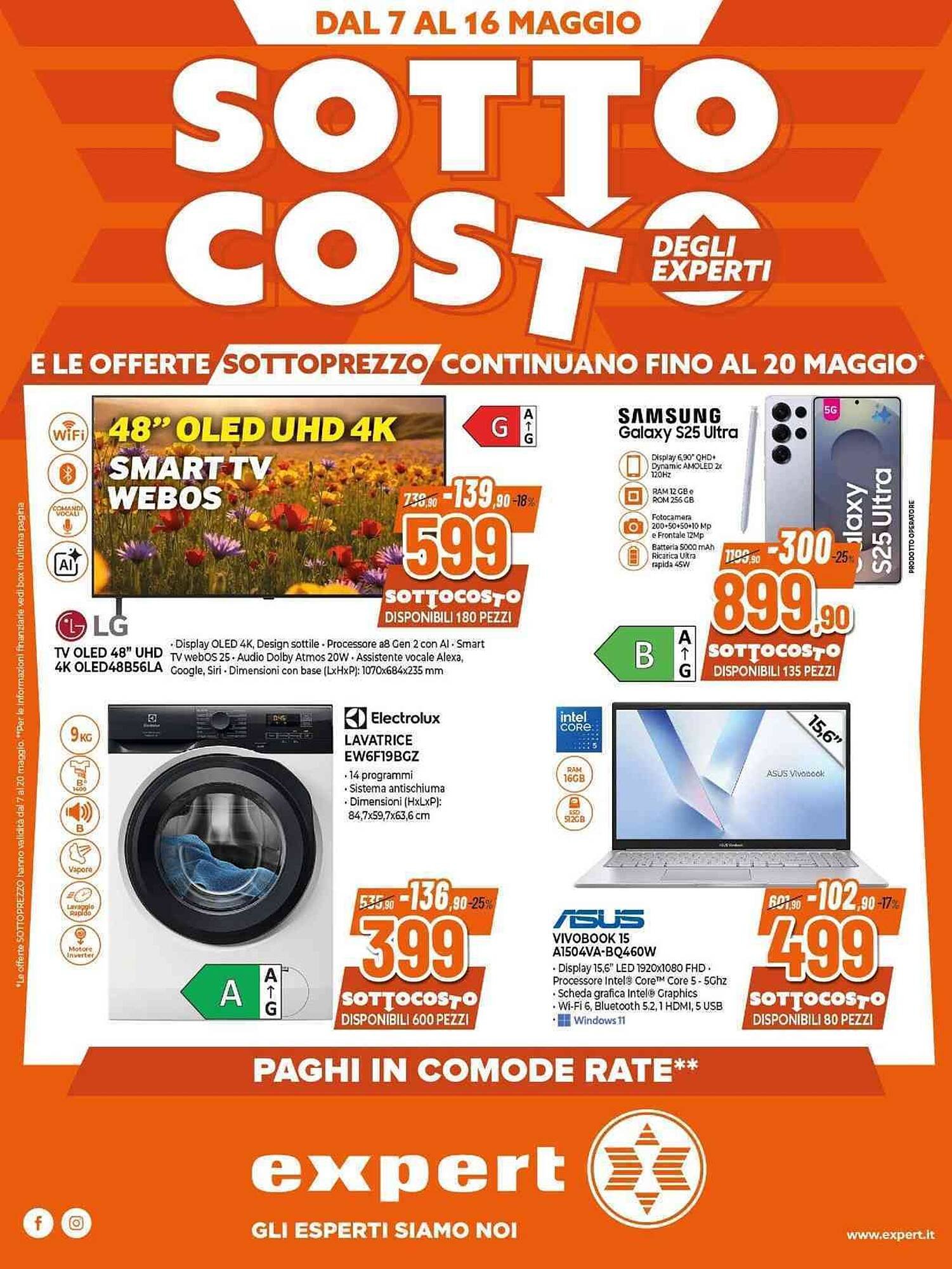 Volantino Expert (2026-05-07 - 2026-05-20)