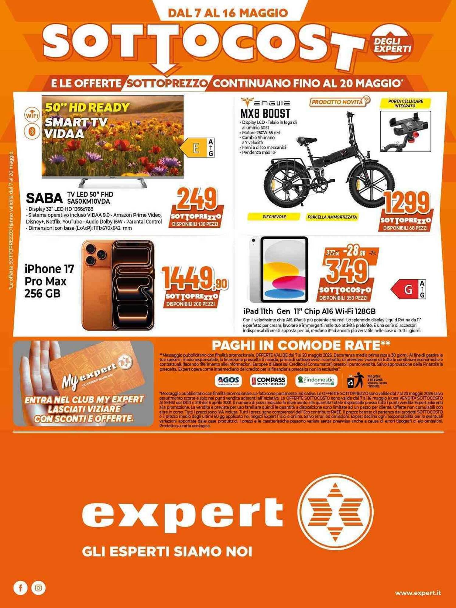 Volantino Expert (2026-05-07 - 2026-05-20)