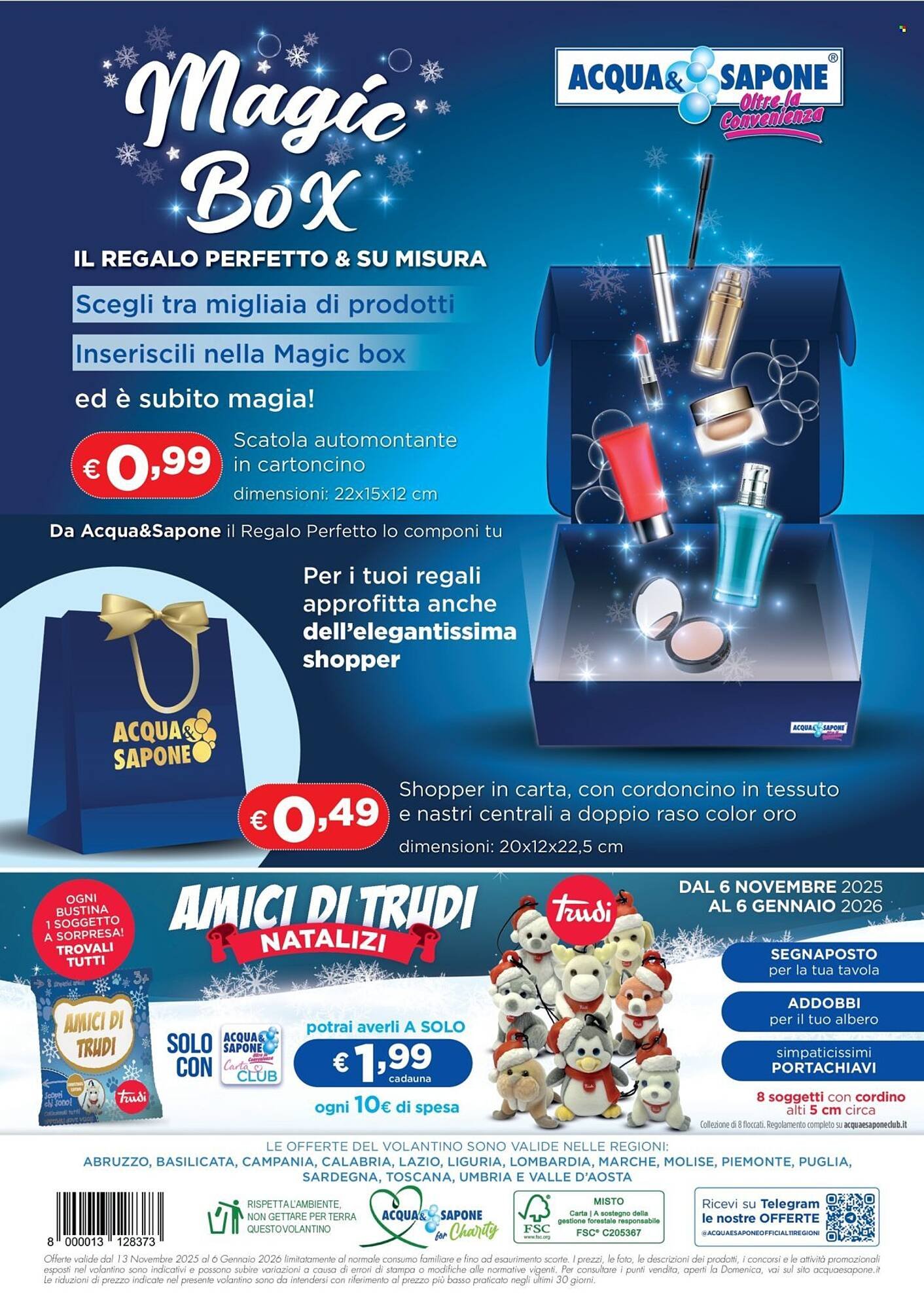 Volantino Acqua &amp; Sapone (2025-11-13 - 2026-01-06)