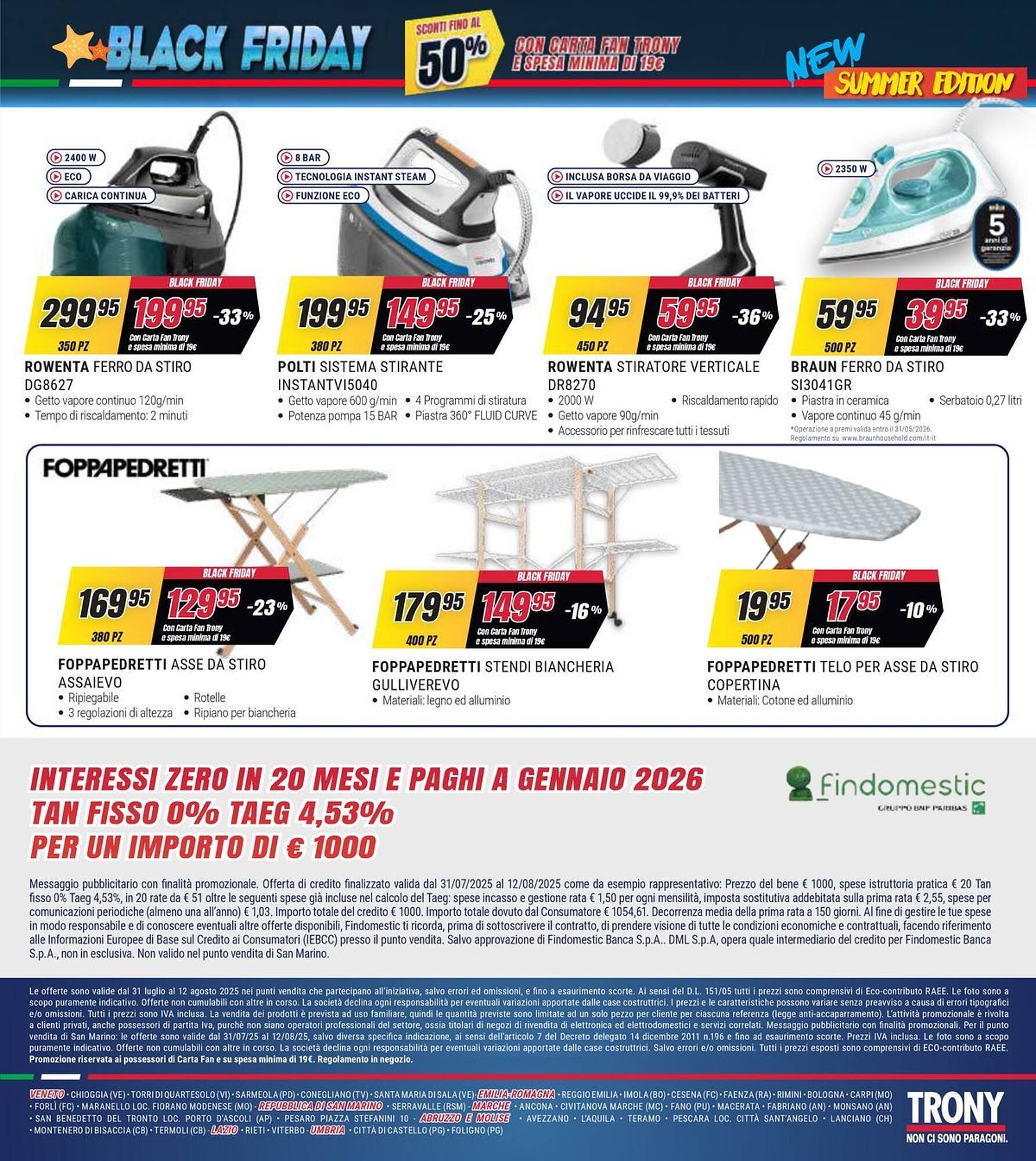 Volantino Trony (2025-08-01 - 2025-08-12)