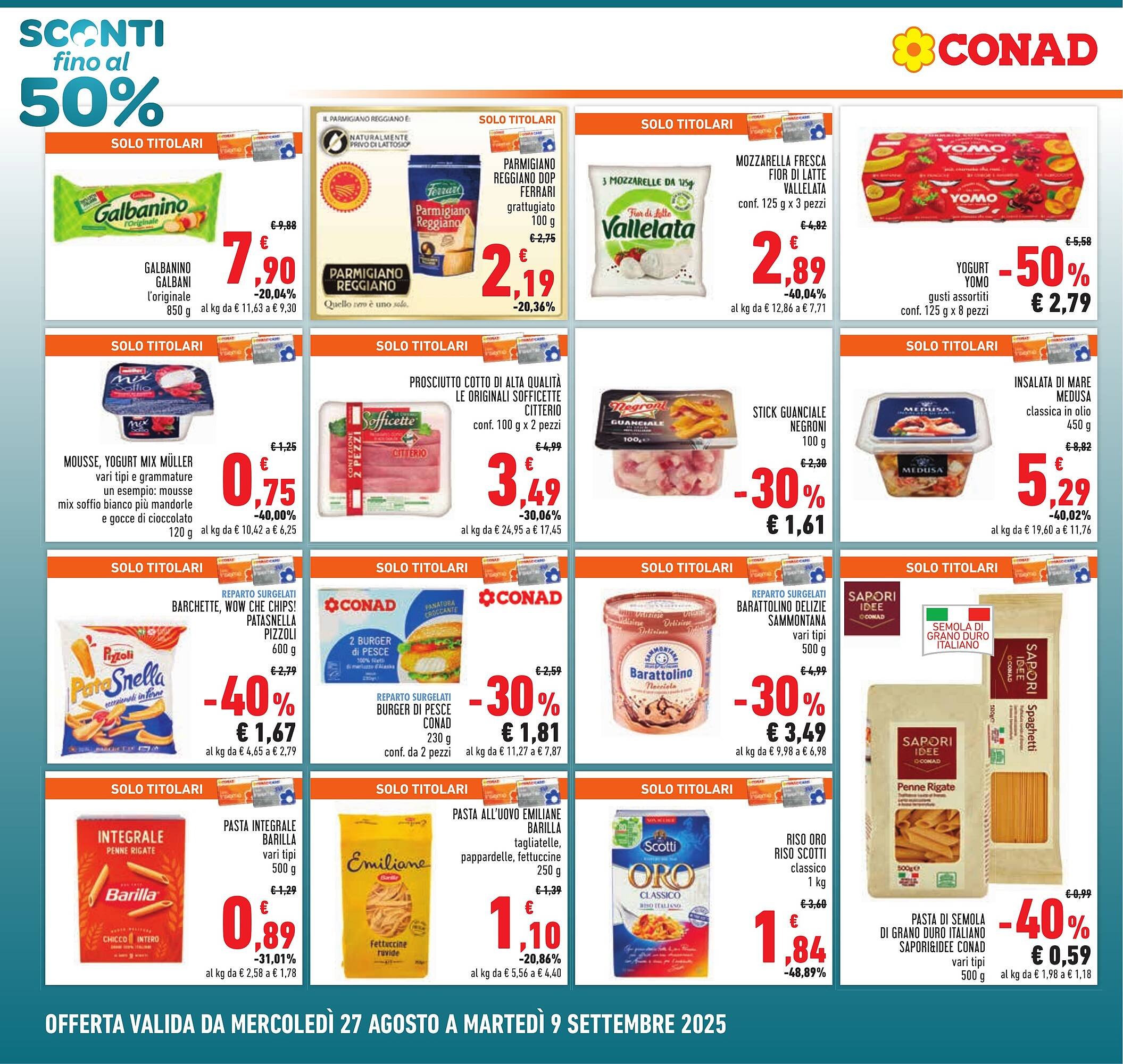 Volantino Conad (2025-08-27 - 2025-09-09)
