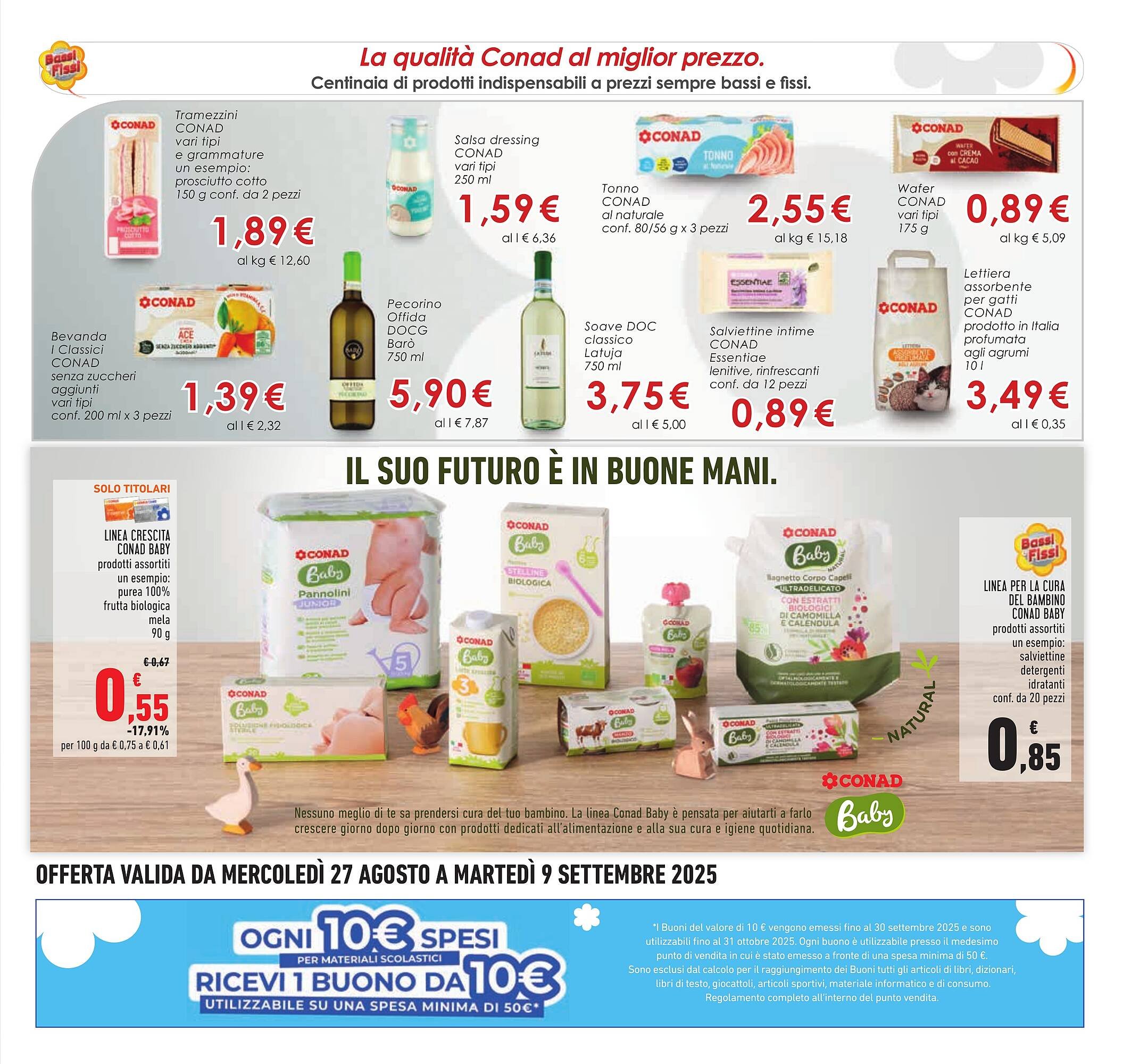 Volantino Conad (2025-08-27 - 2025-09-09)