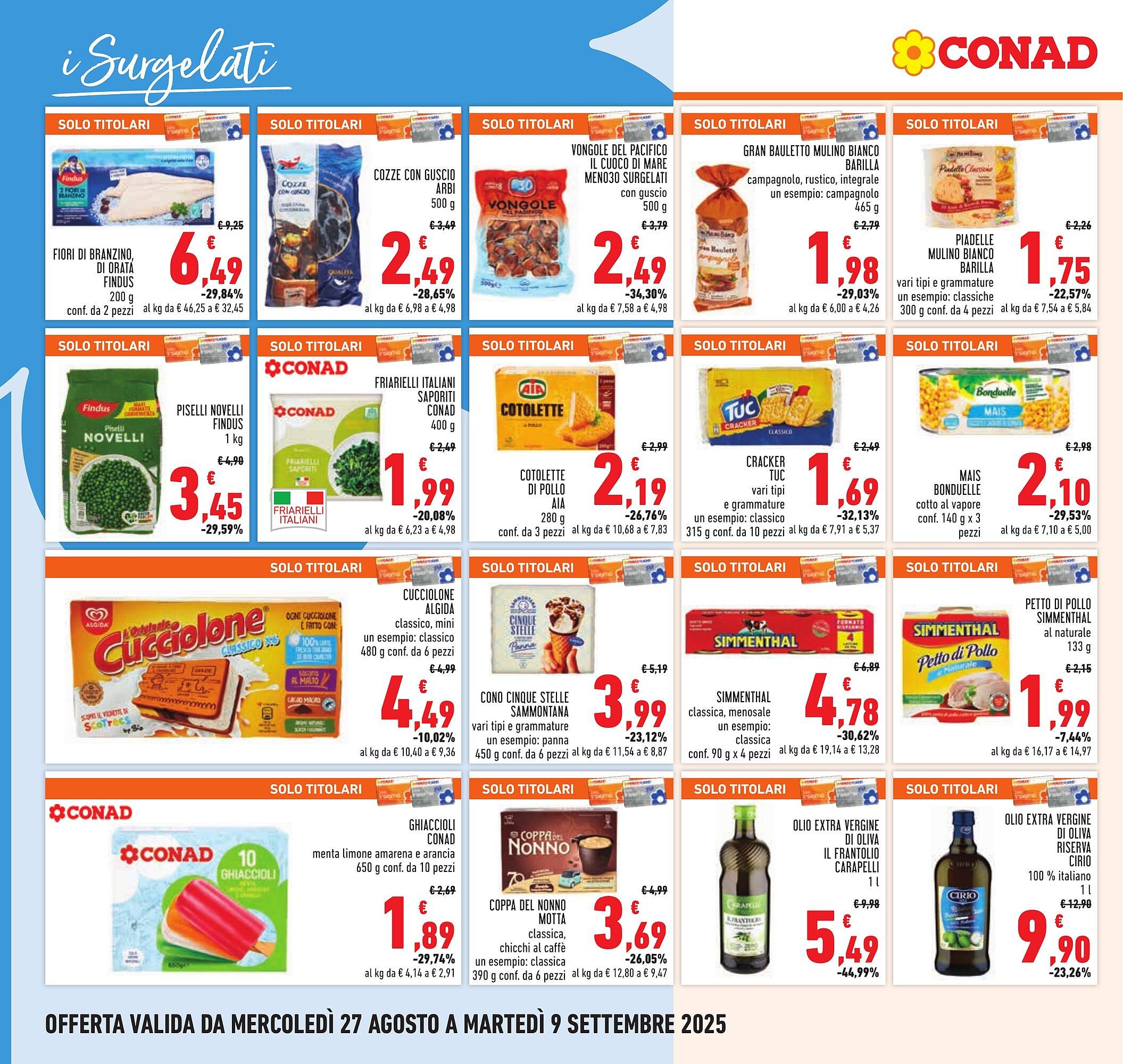 Volantino Conad (2025-08-27 - 2025-09-09)