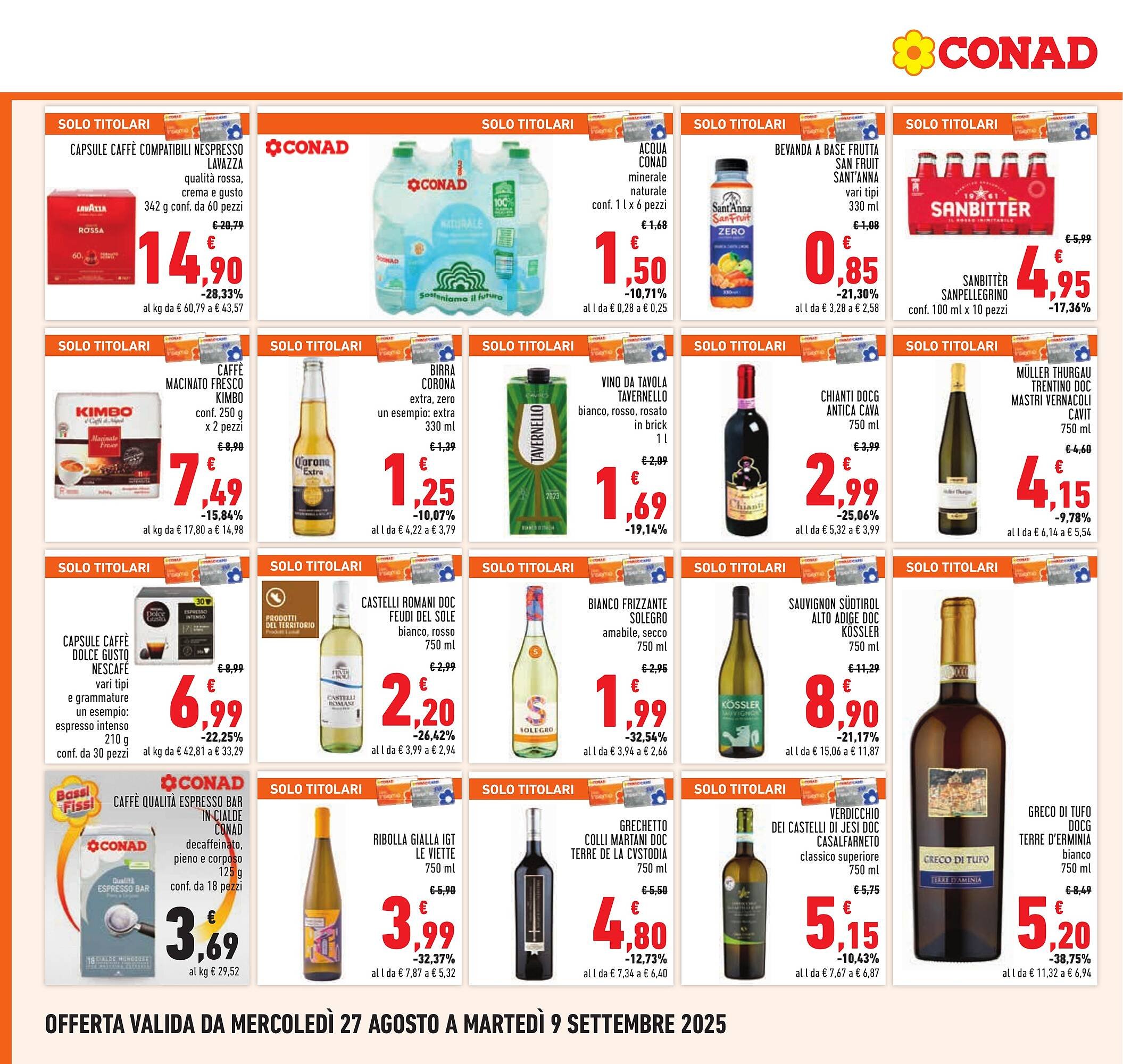 Volantino Conad (2025-08-27 - 2025-09-09)