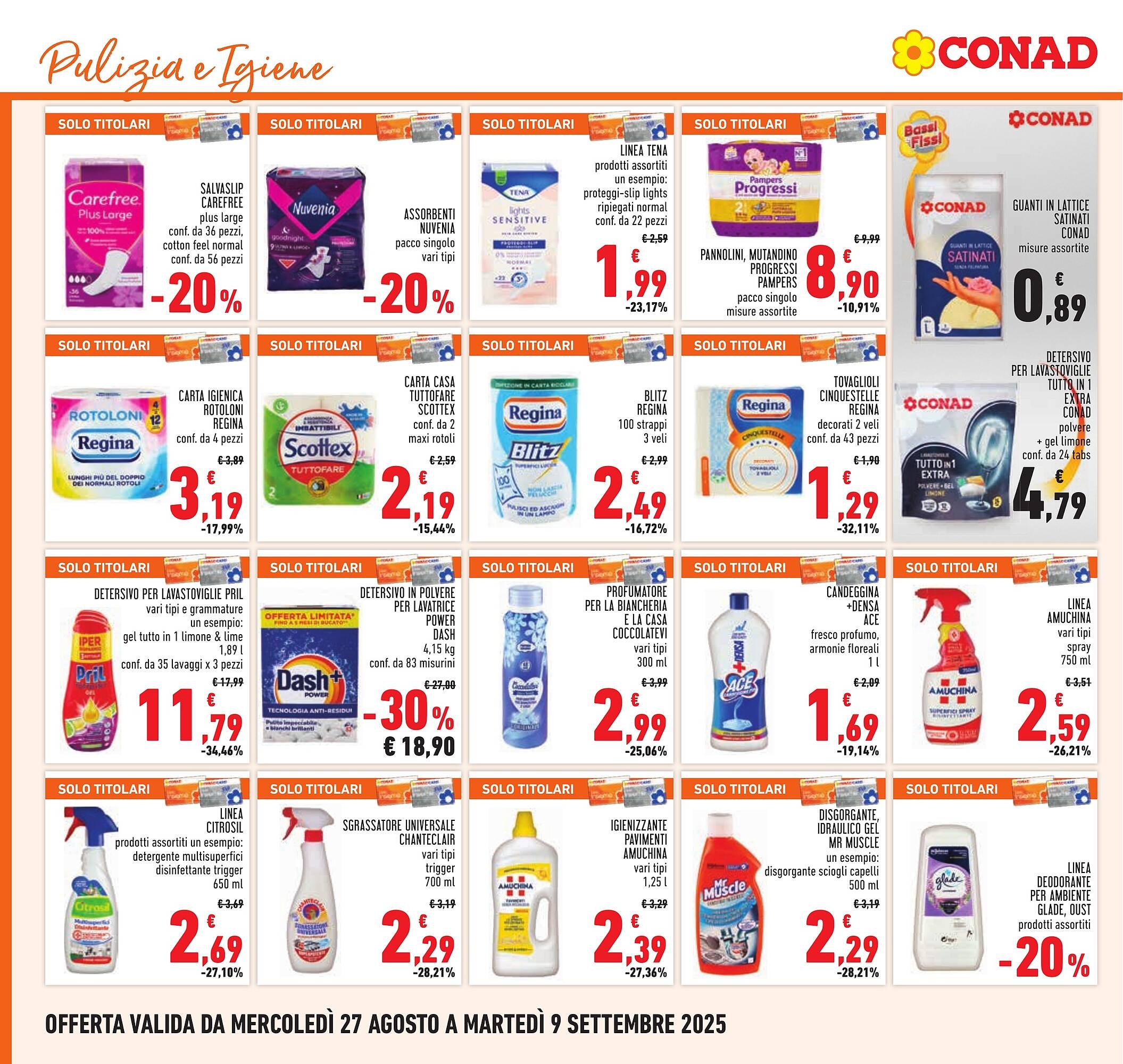 Volantino Conad (2025-08-27 - 2025-09-09)