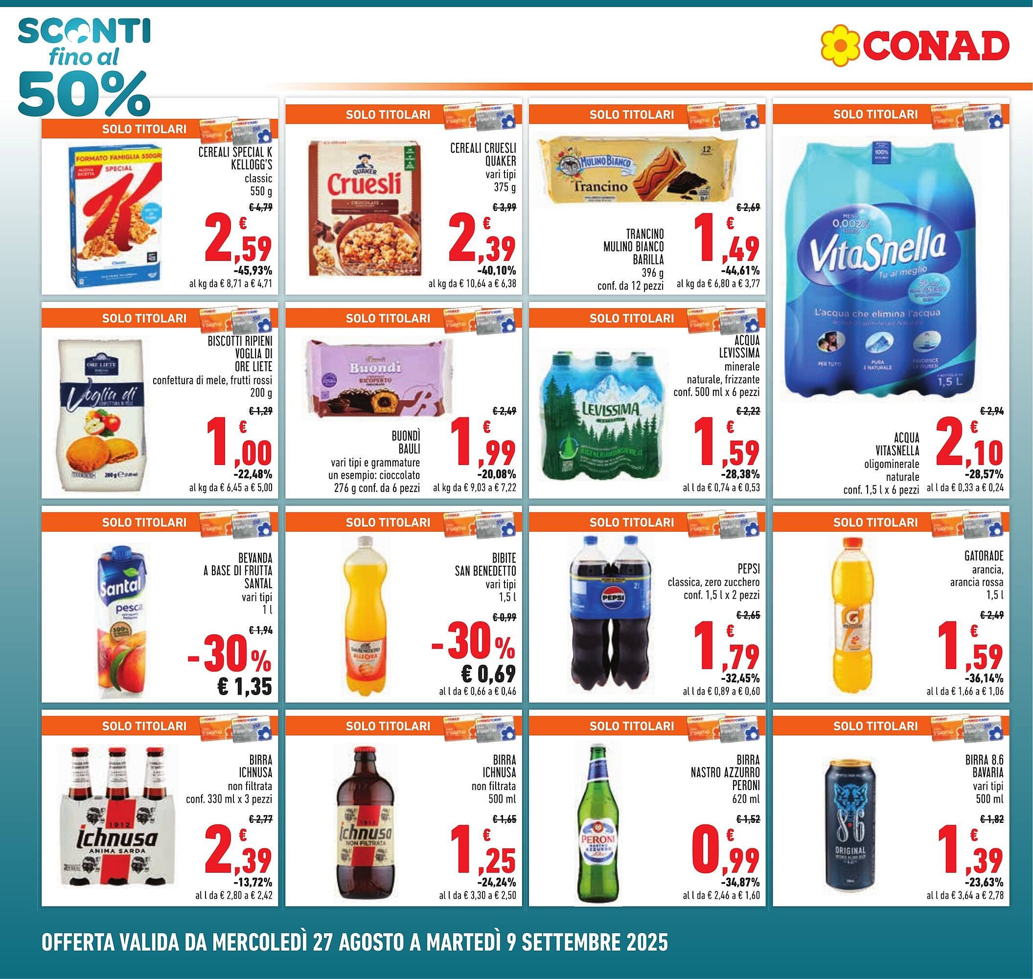 Volantino Conad (2025-08-27 - 2025-09-09)