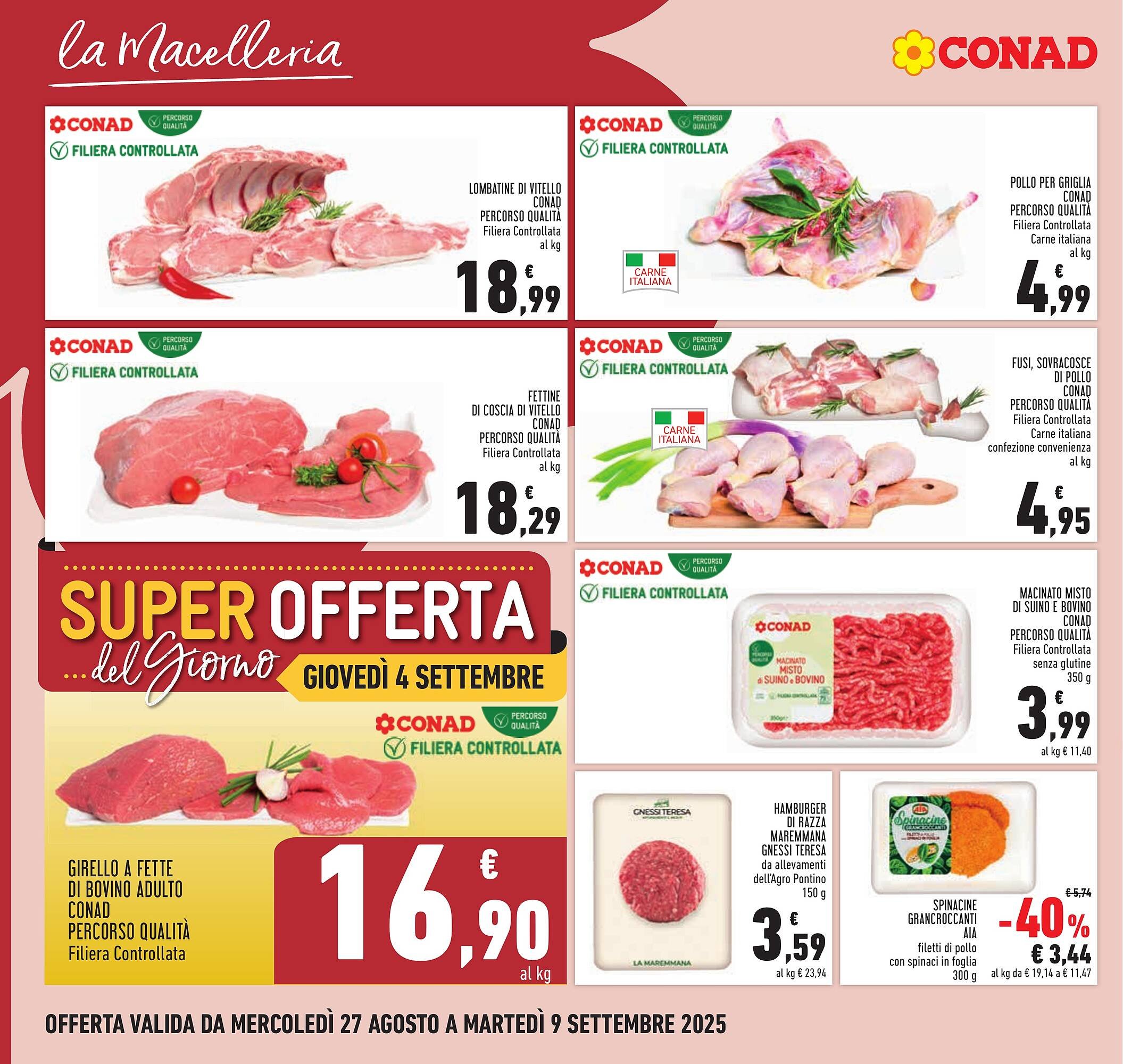 Volantino Conad (2025-08-27 - 2025-09-09)