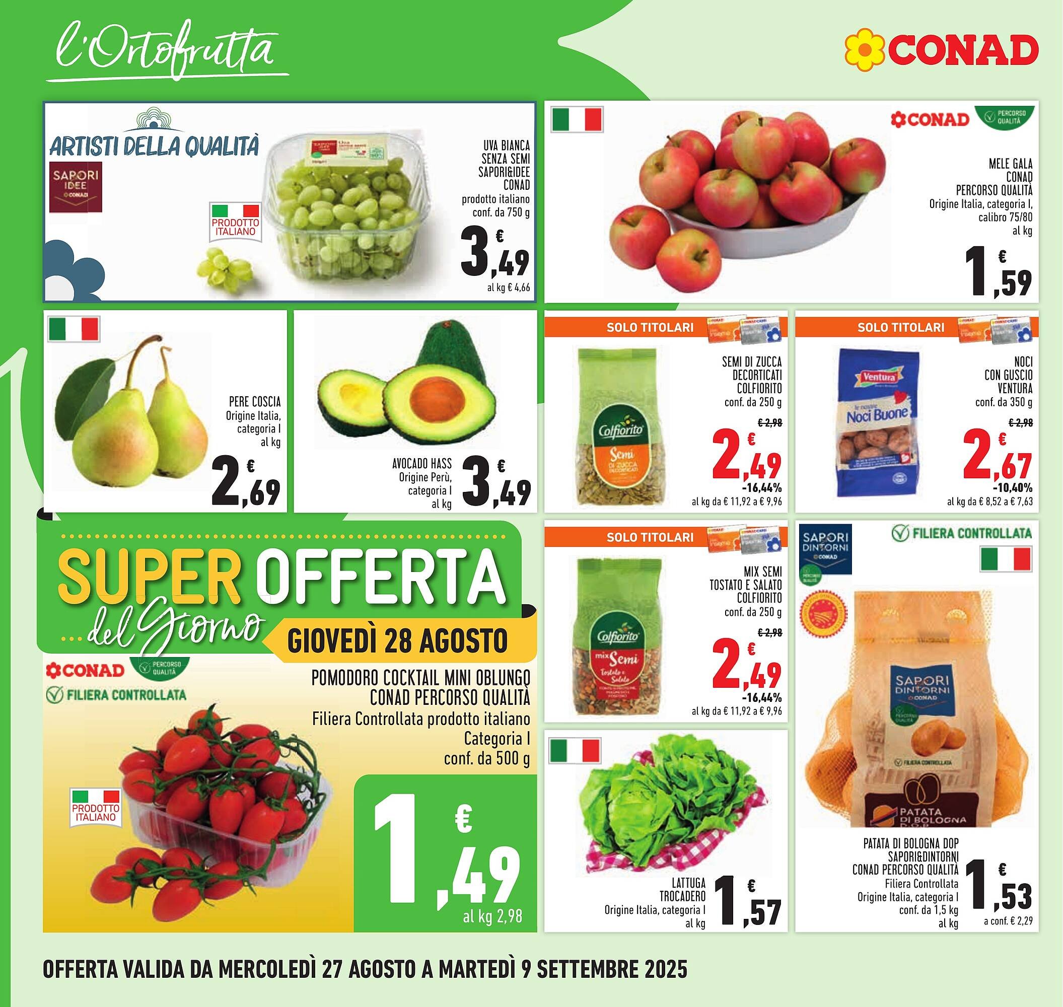 Volantino Conad (2025-08-27 - 2025-09-09)