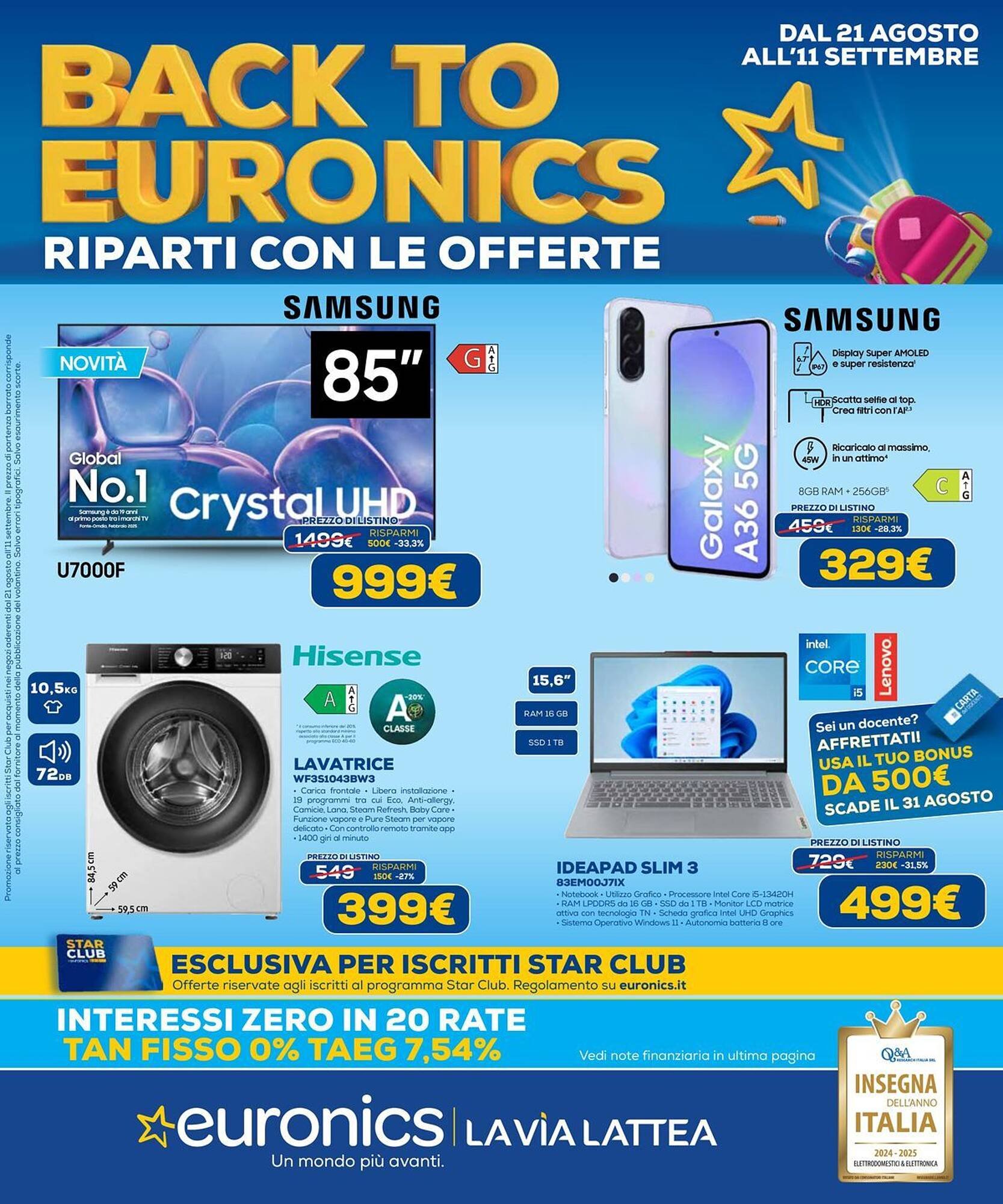 Volantino Euronics (2025-08-21 - 2025-09-11)