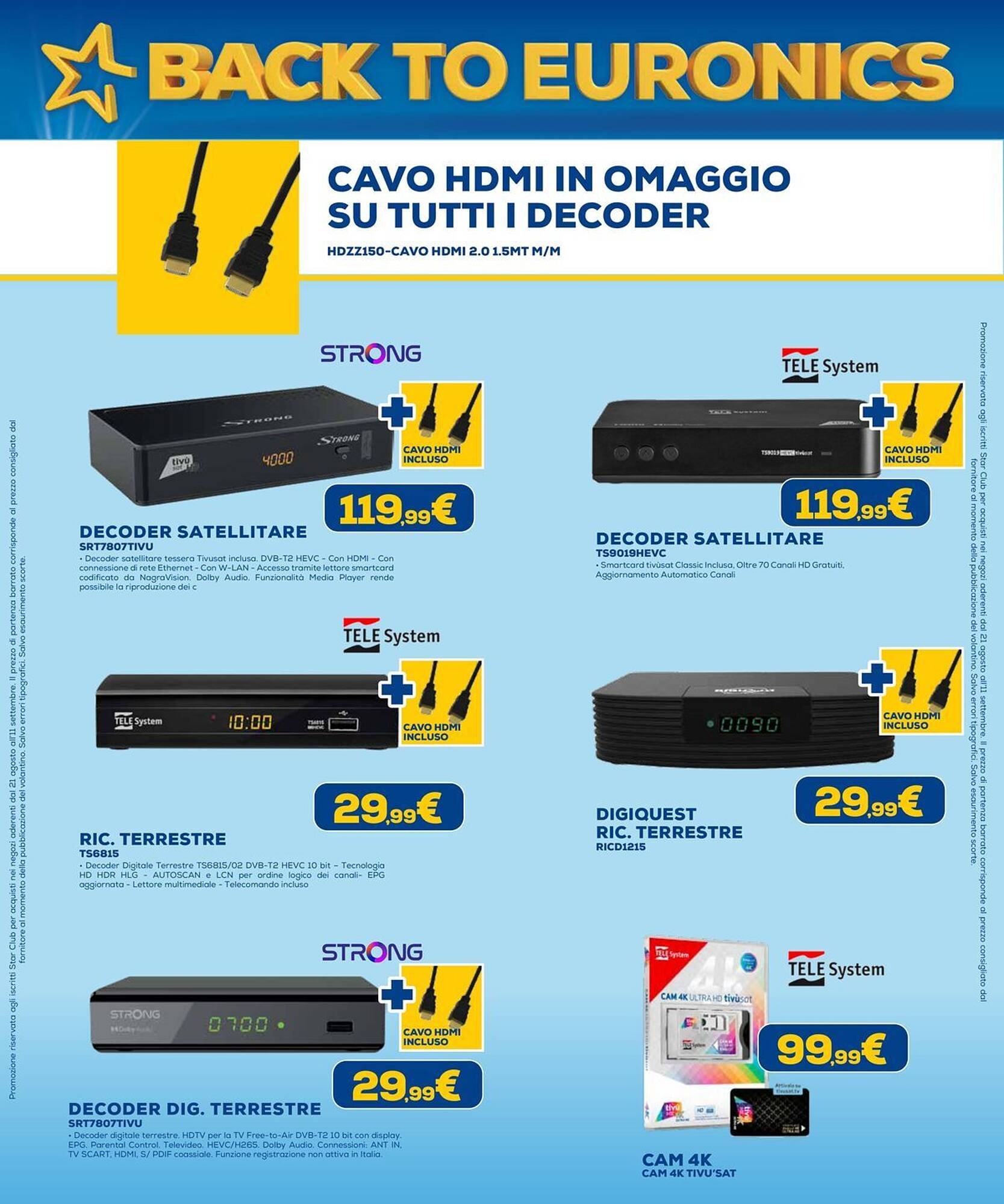 Volantino Euronics (2025-08-21 - 2025-09-11)