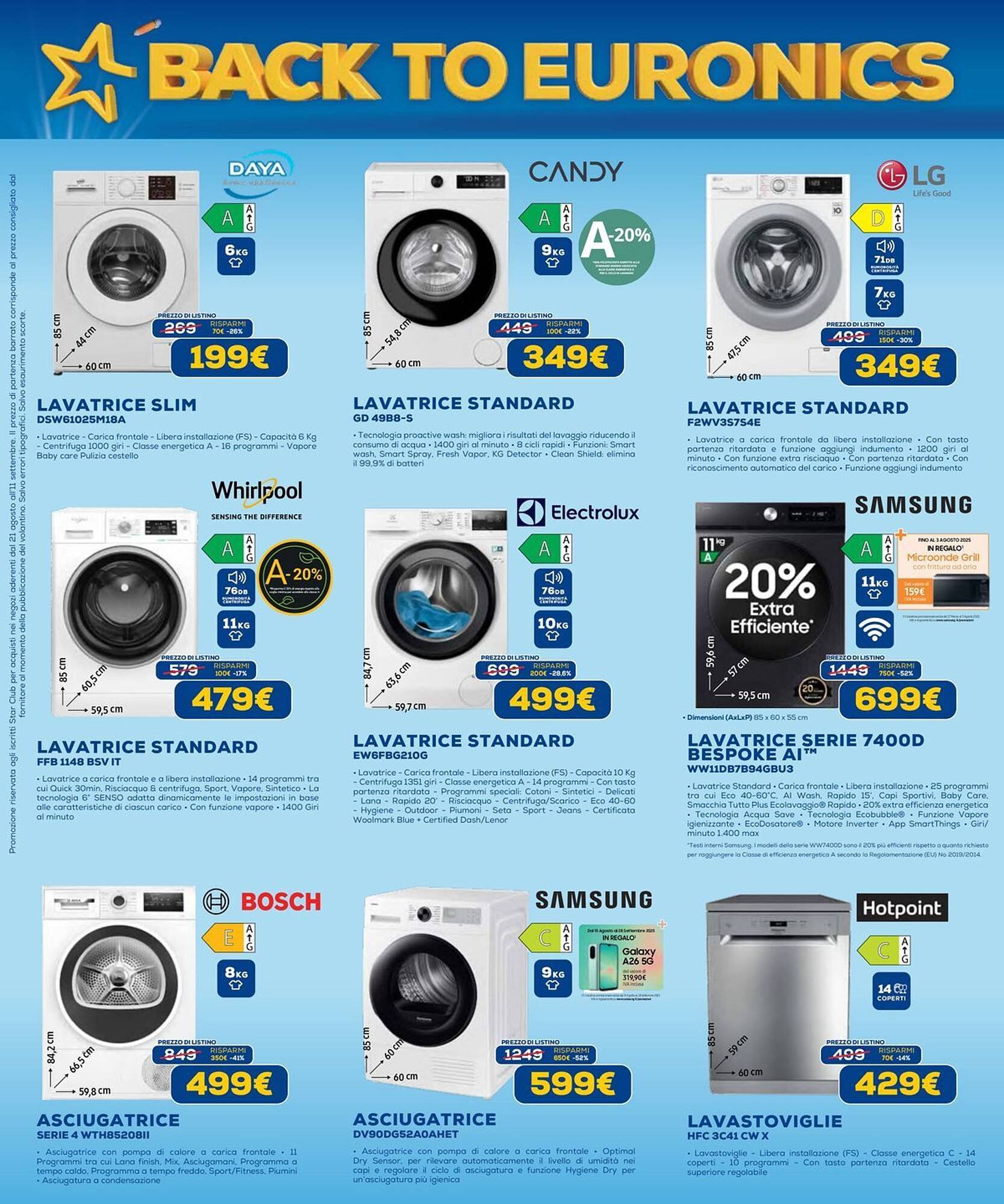 Volantino Euronics (2025-08-21 - 2025-09-11)