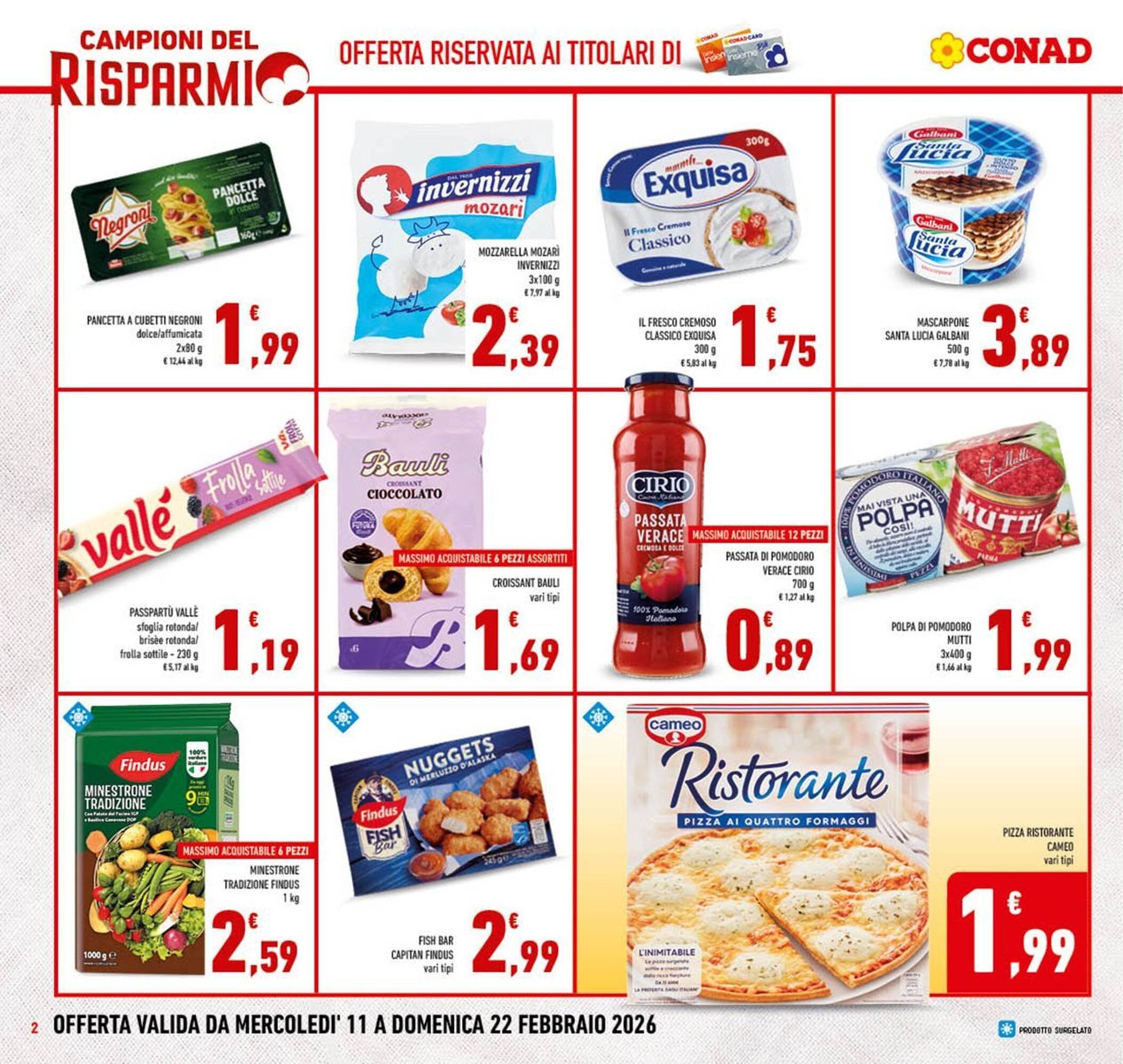 Volantino Conad (2026-02-11 - 2026-02-22)