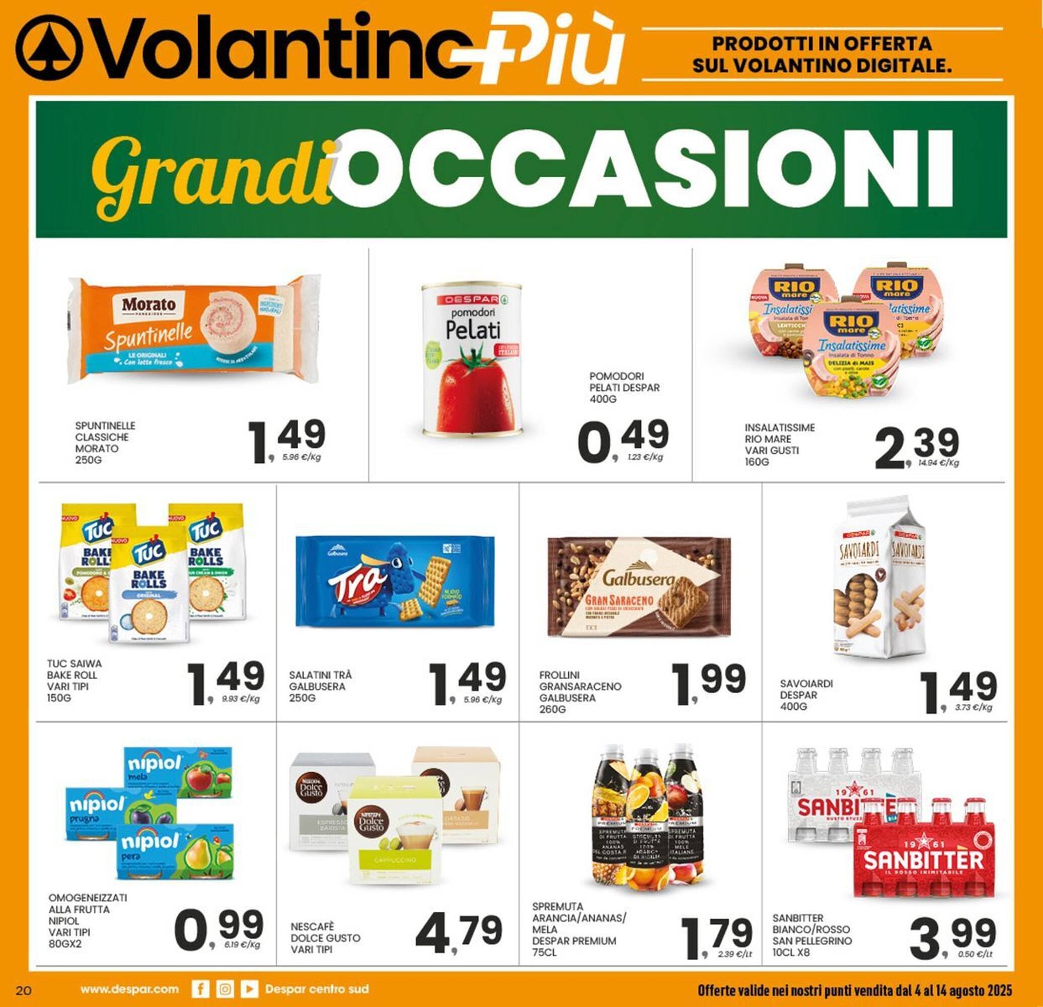 Volantino Despar (2025-08-04 - 2025-08-14)