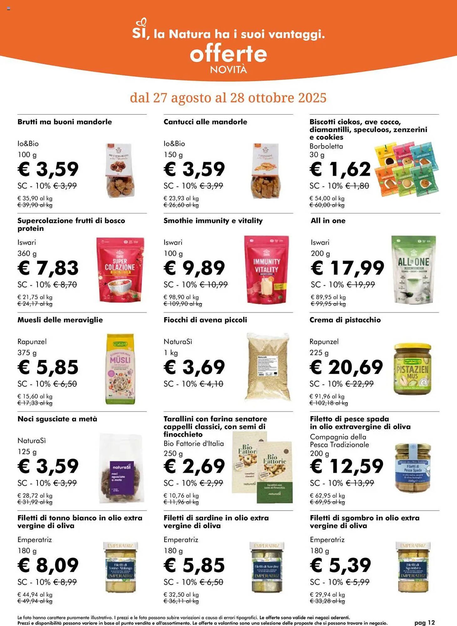 Volantino NaturaSì (2025-08-27 - 2025-09-30)