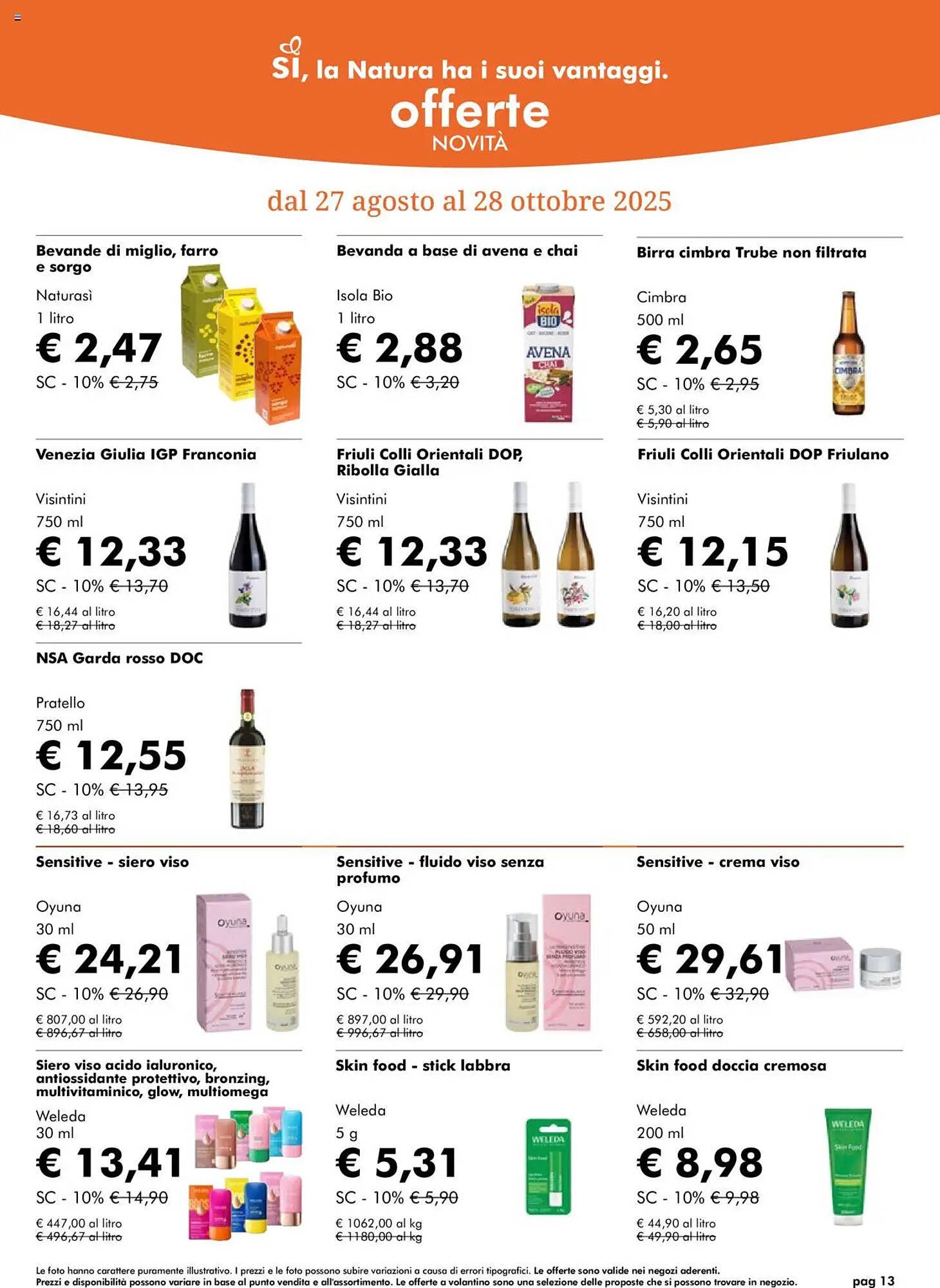 Volantino NaturaSì (2025-08-27 - 2025-09-30)