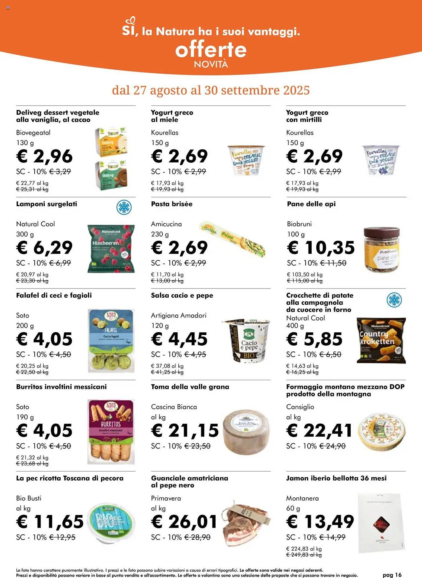 Volantino NaturaSì (2025-08-27 - 2025-09-30)