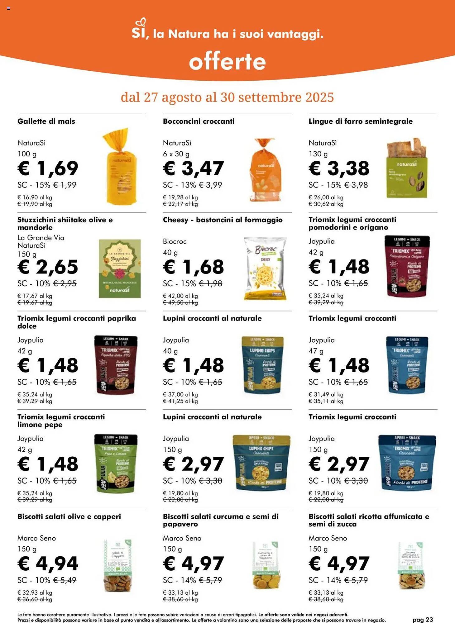 Volantino NaturaSì (2025-08-27 - 2025-09-30)