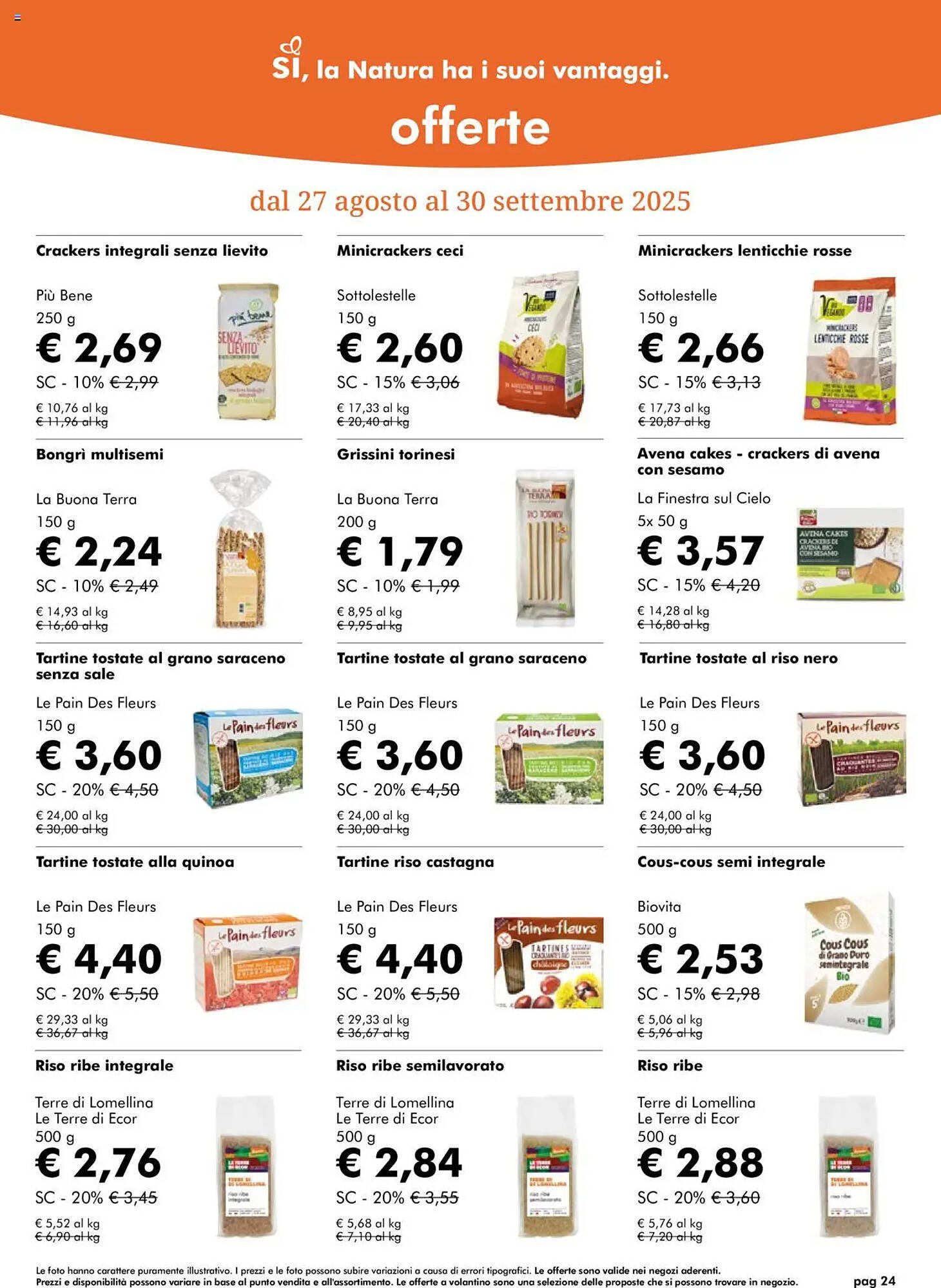 Volantino NaturaSì (2025-08-27 - 2025-09-30)