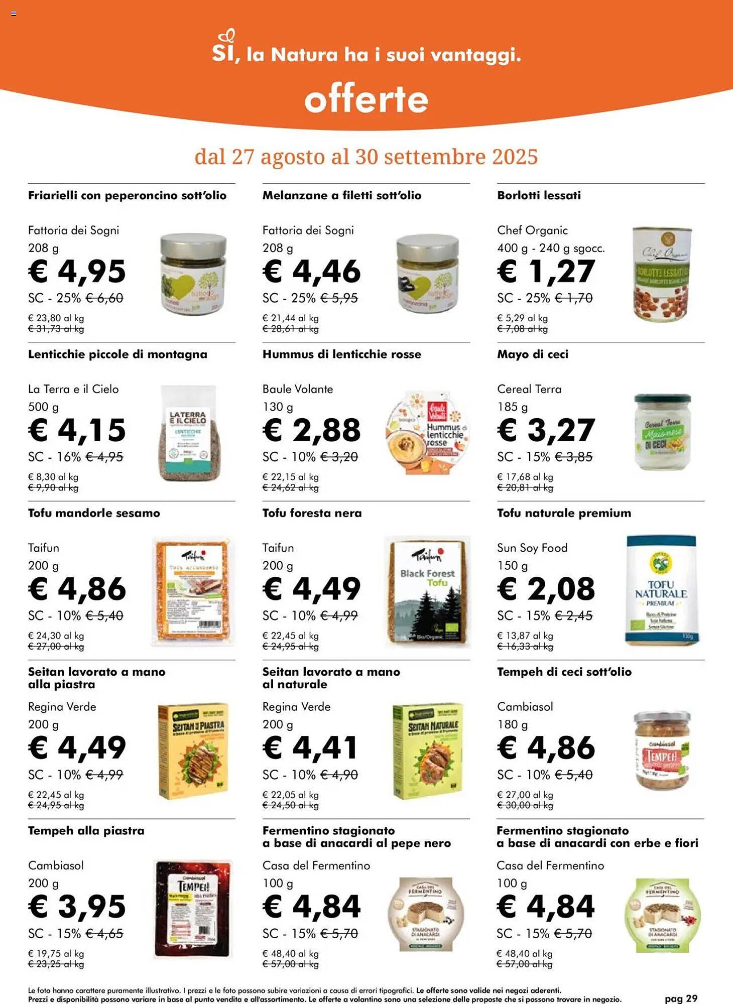 Volantino NaturaSì (2025-08-27 - 2025-09-30)
