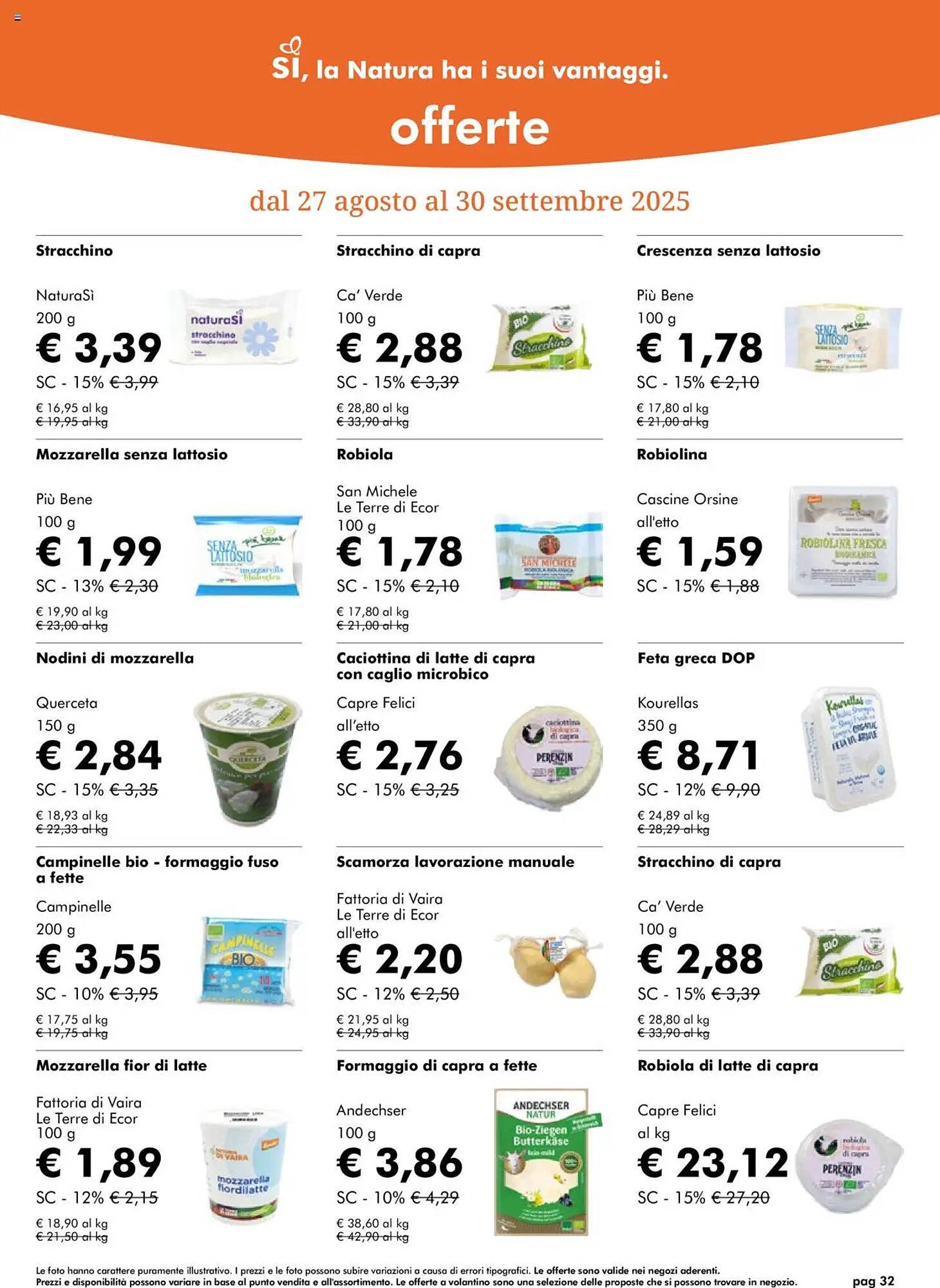 Volantino NaturaSì (2025-08-27 - 2025-09-30)