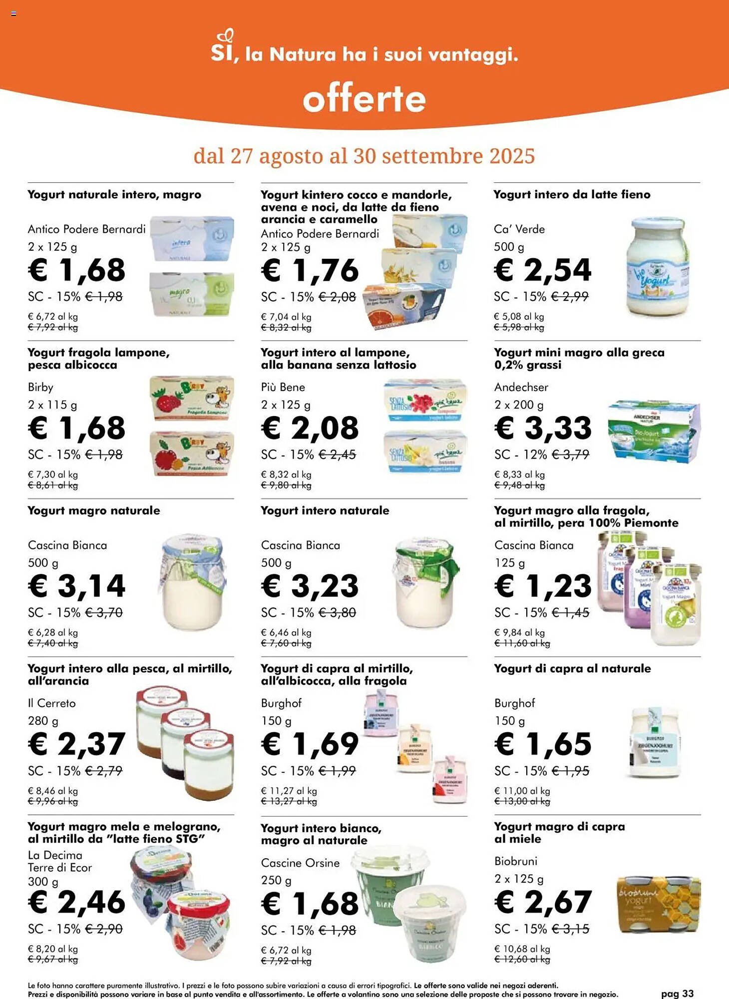 Volantino NaturaSì (2025-08-27 - 2025-09-30)