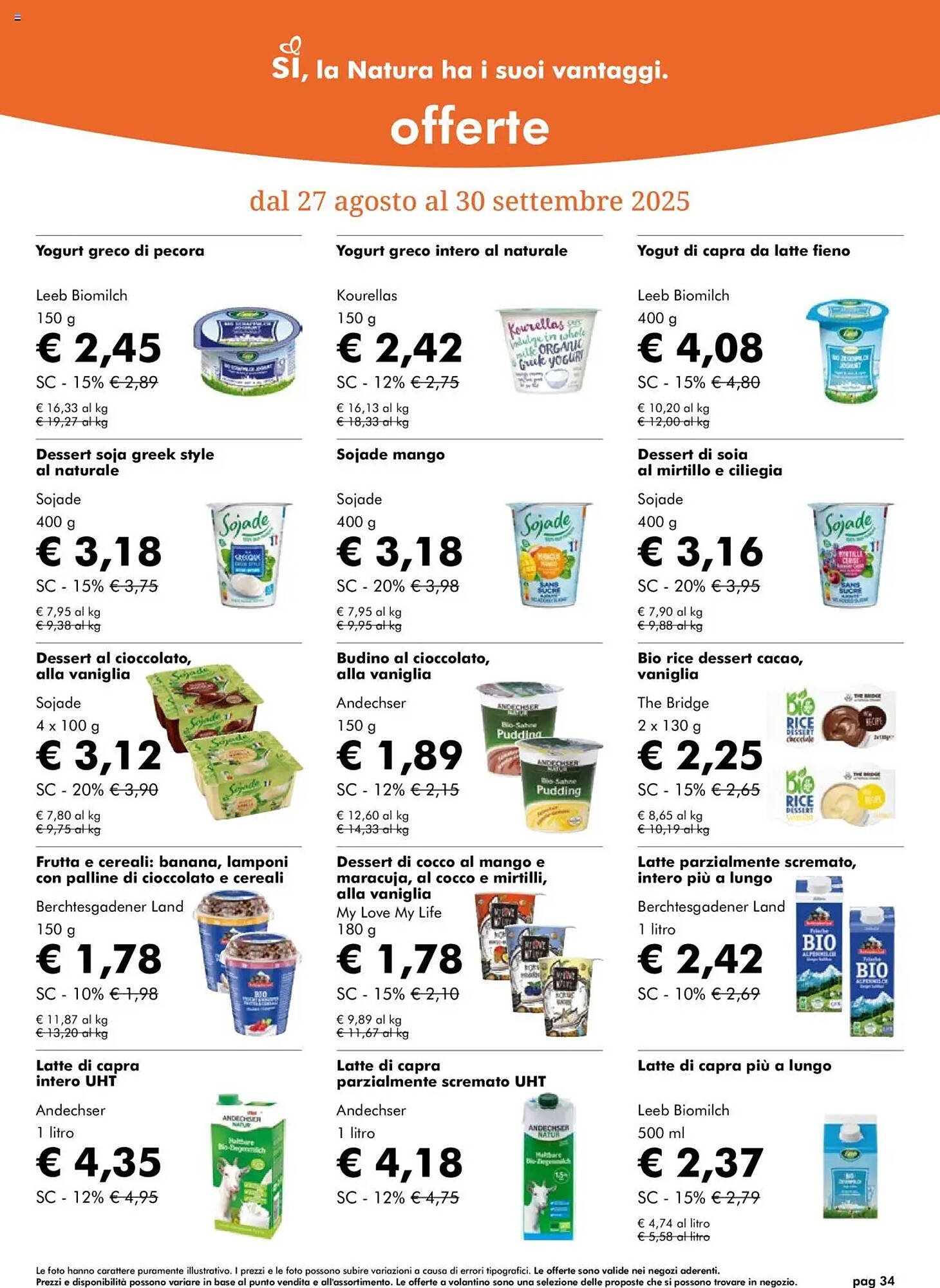 Volantino NaturaSì (2025-08-27 - 2025-09-30)