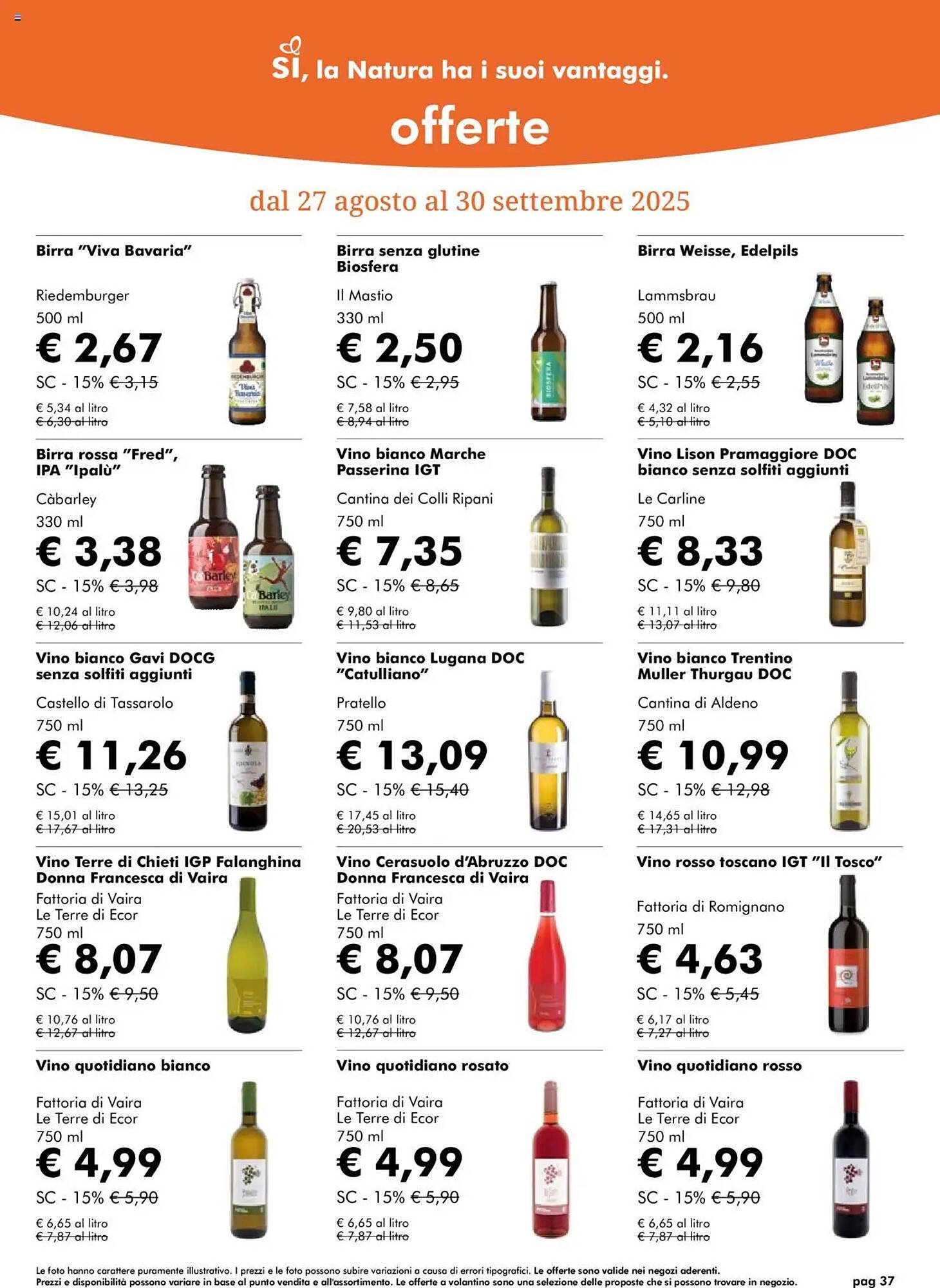 Volantino NaturaSì (2025-08-27 - 2025-09-30)
