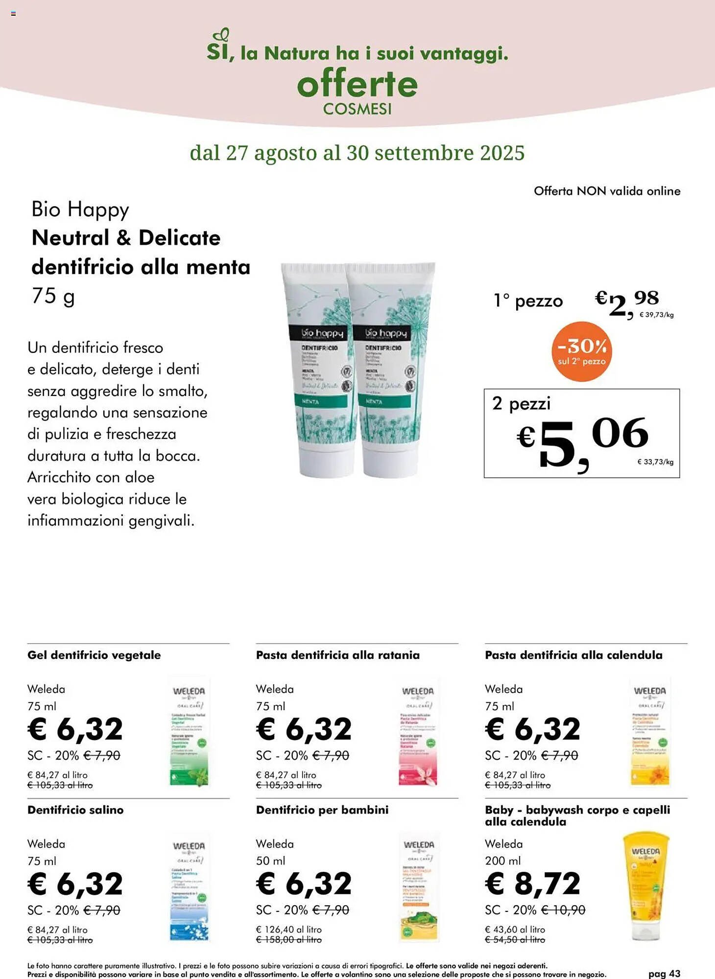Volantino NaturaSì (2025-08-27 - 2025-09-30)