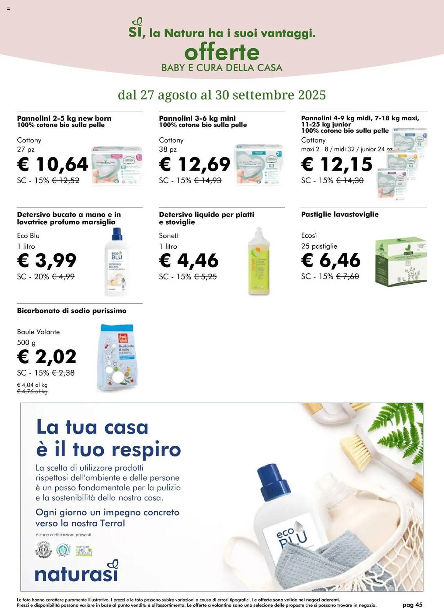 Volantino NaturaSì (2025-08-27 - 2025-09-30)