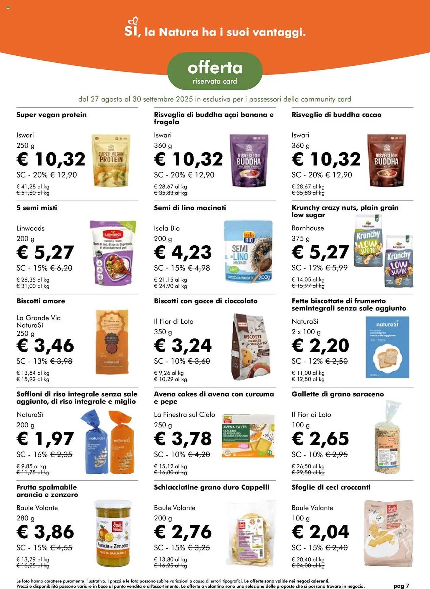 Volantino NaturaSì (2025-08-27 - 2025-09-30)