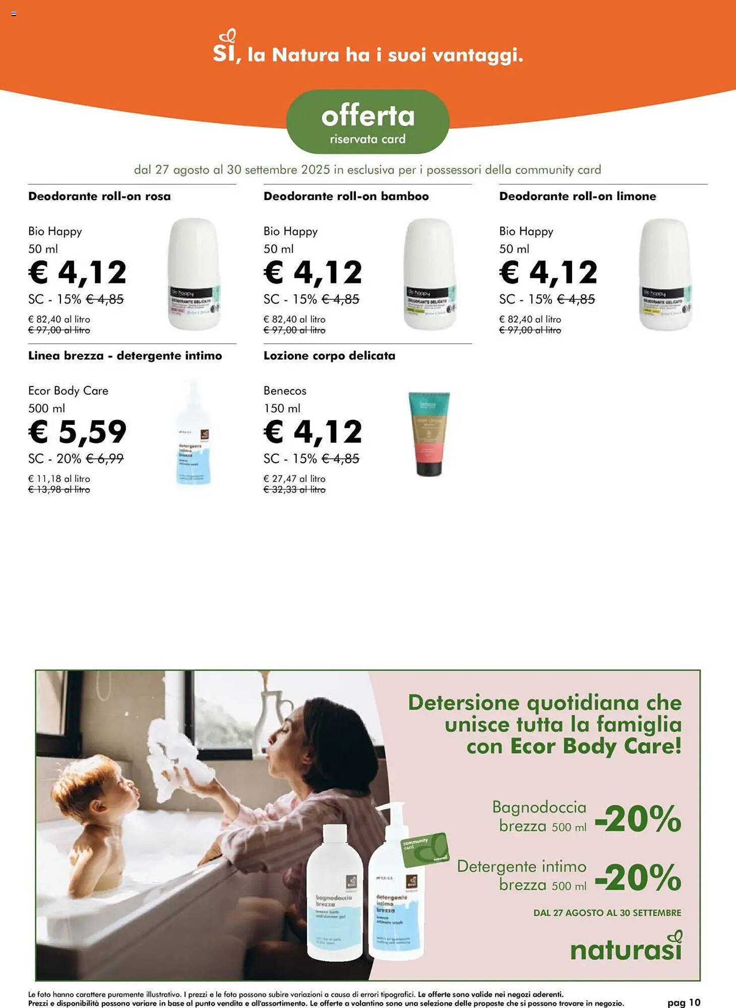 Volantino NaturaSì (2025-08-27 - 2025-09-30)