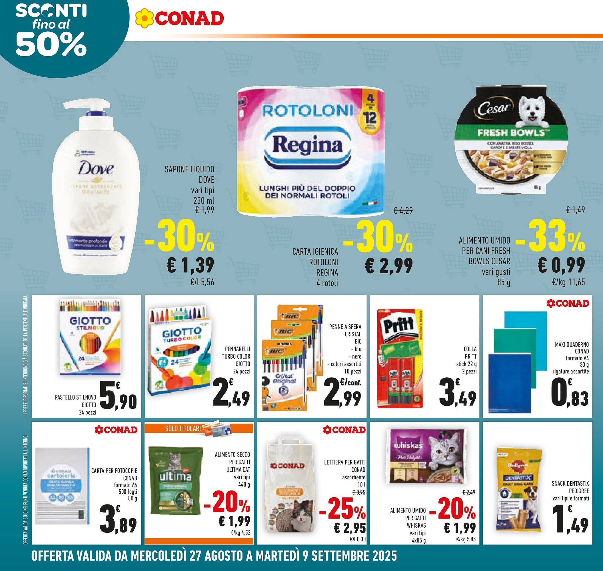 Volantino Conad (2025-08-26 - 2025-09-09)