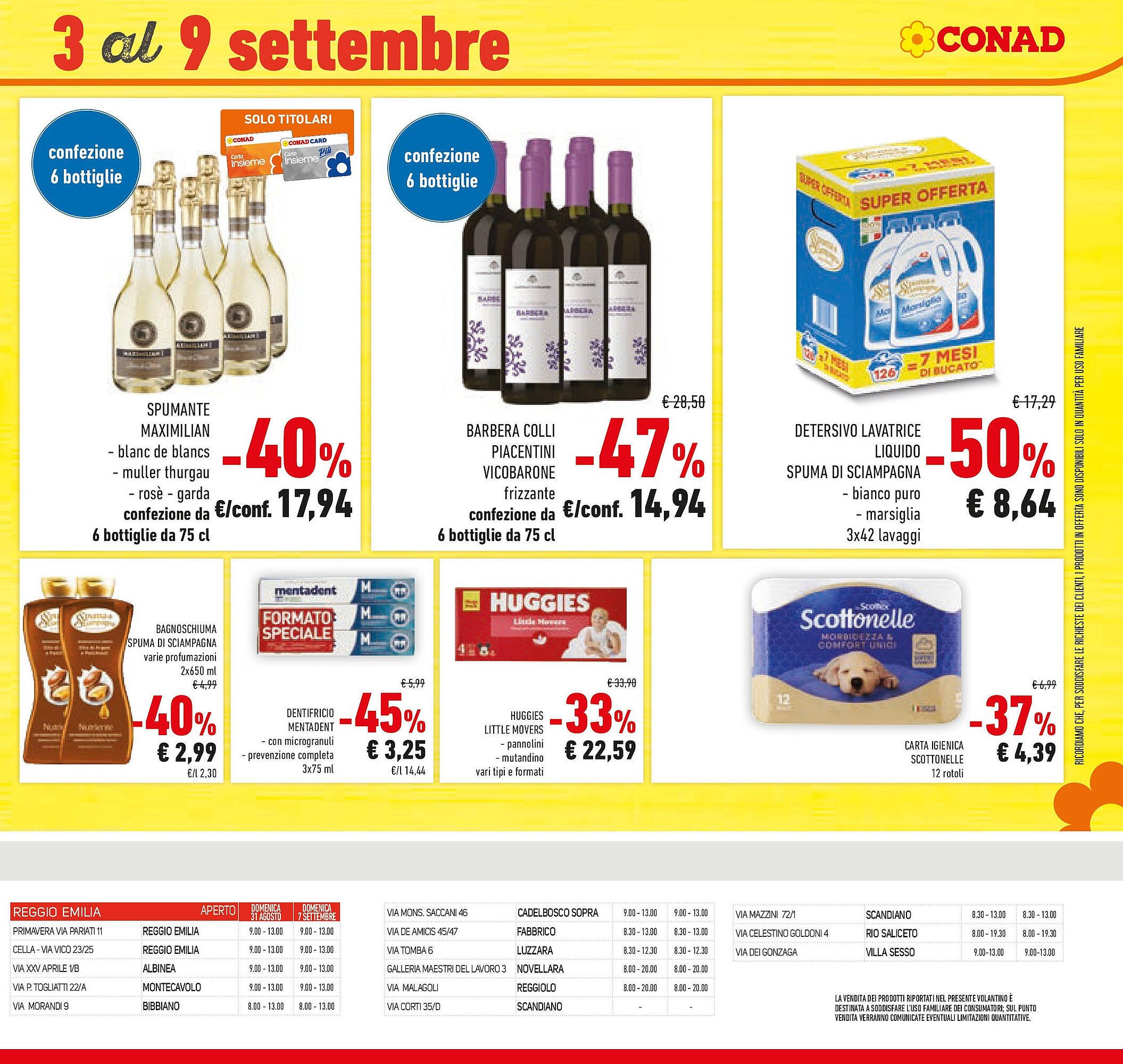 Volantino Conad (2025-08-26 - 2025-09-09)