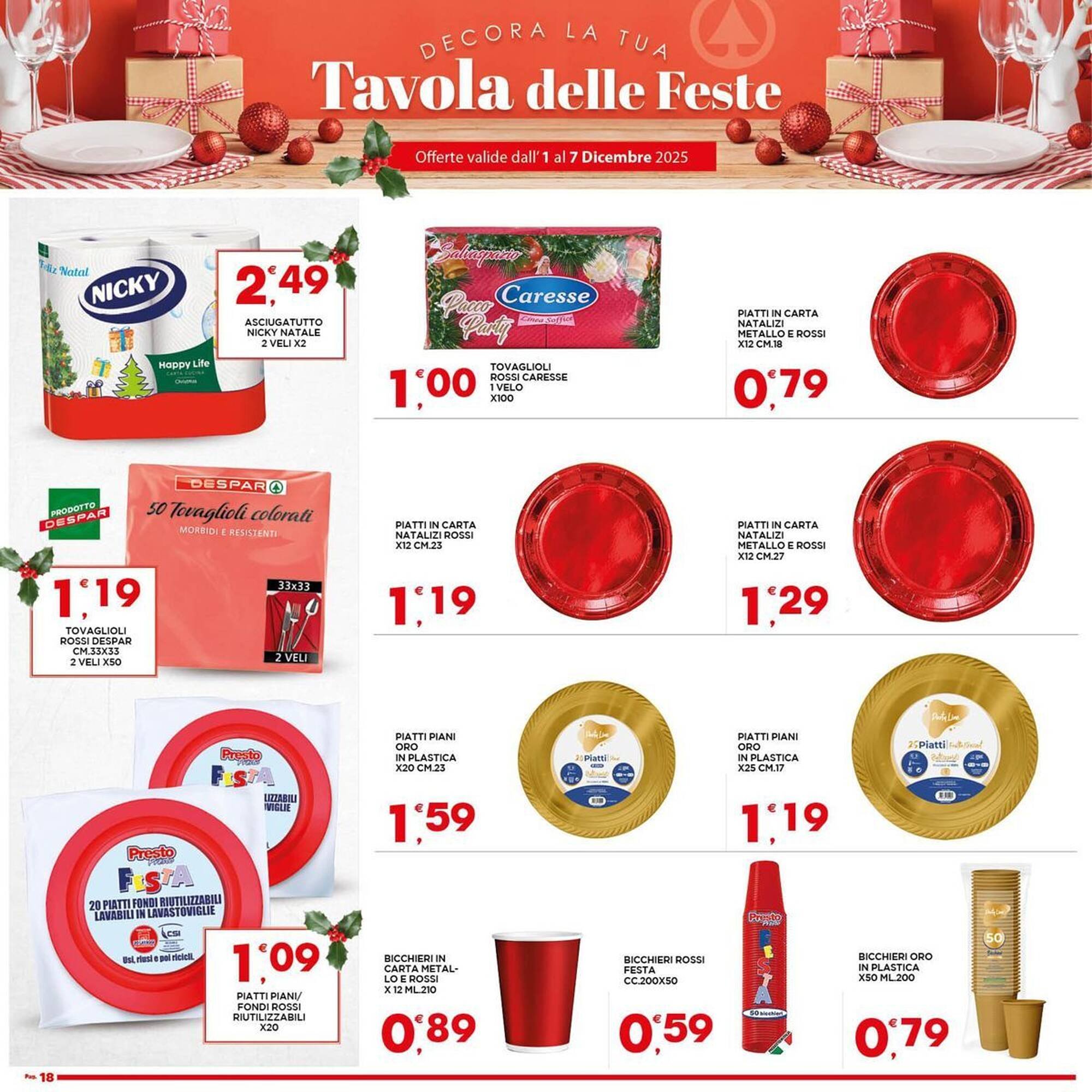 Volantino Despar (2025-12-01 - 2025-12-07)