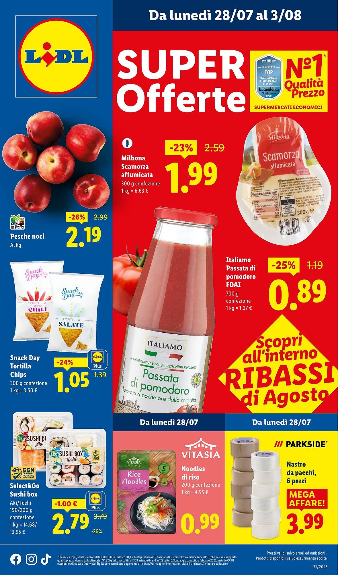 Volantino Lidl (2025-07-28 - 2025-08-03)